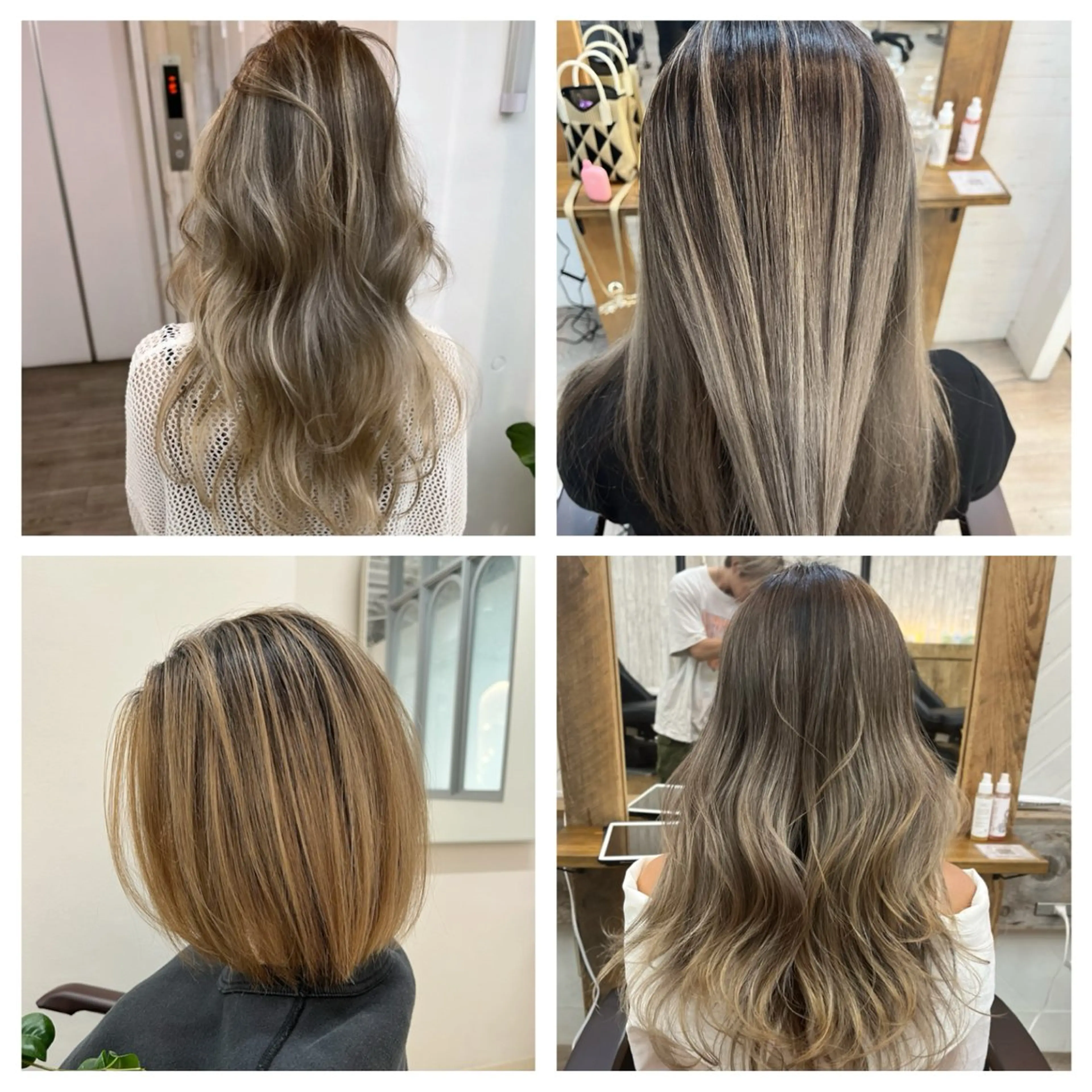 ショート カラー ヘアアレンジ バレイヤージュ 透明感カラー ハイライトカラー ハイライト 学生 カット ヘアカラー トリートメント 二ヶ月綺麗が続くレ イヤー/星野六三四のヘアスタイル