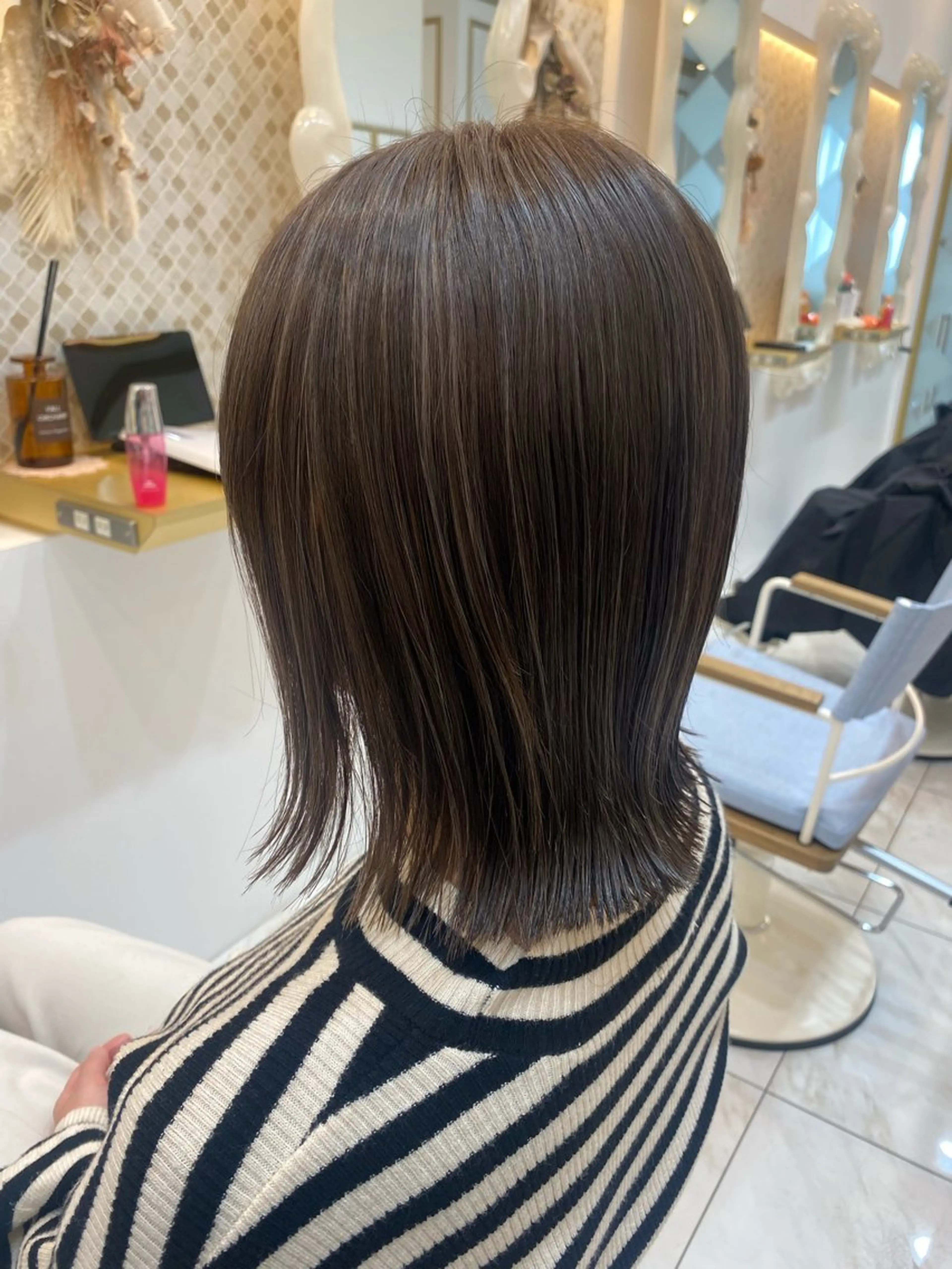 🌙《15時半までの受付》カット+ナチュラルハイライト（オンカラー込み）3時間半​〜​🌙の写真