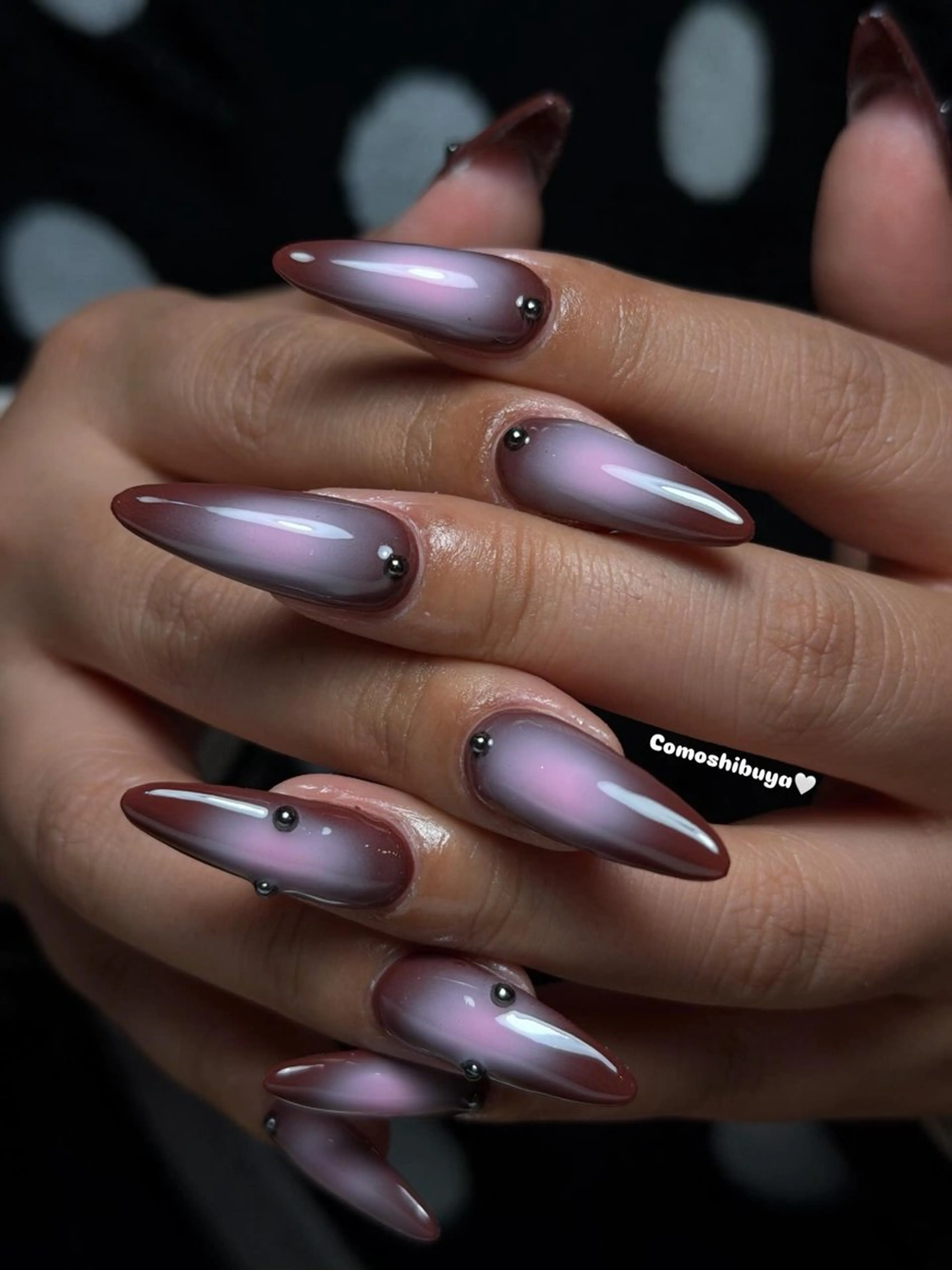 ネイル 韓国ネイル シンプルネイル ワンホンネイル CoMo Nailのネイルデザイン