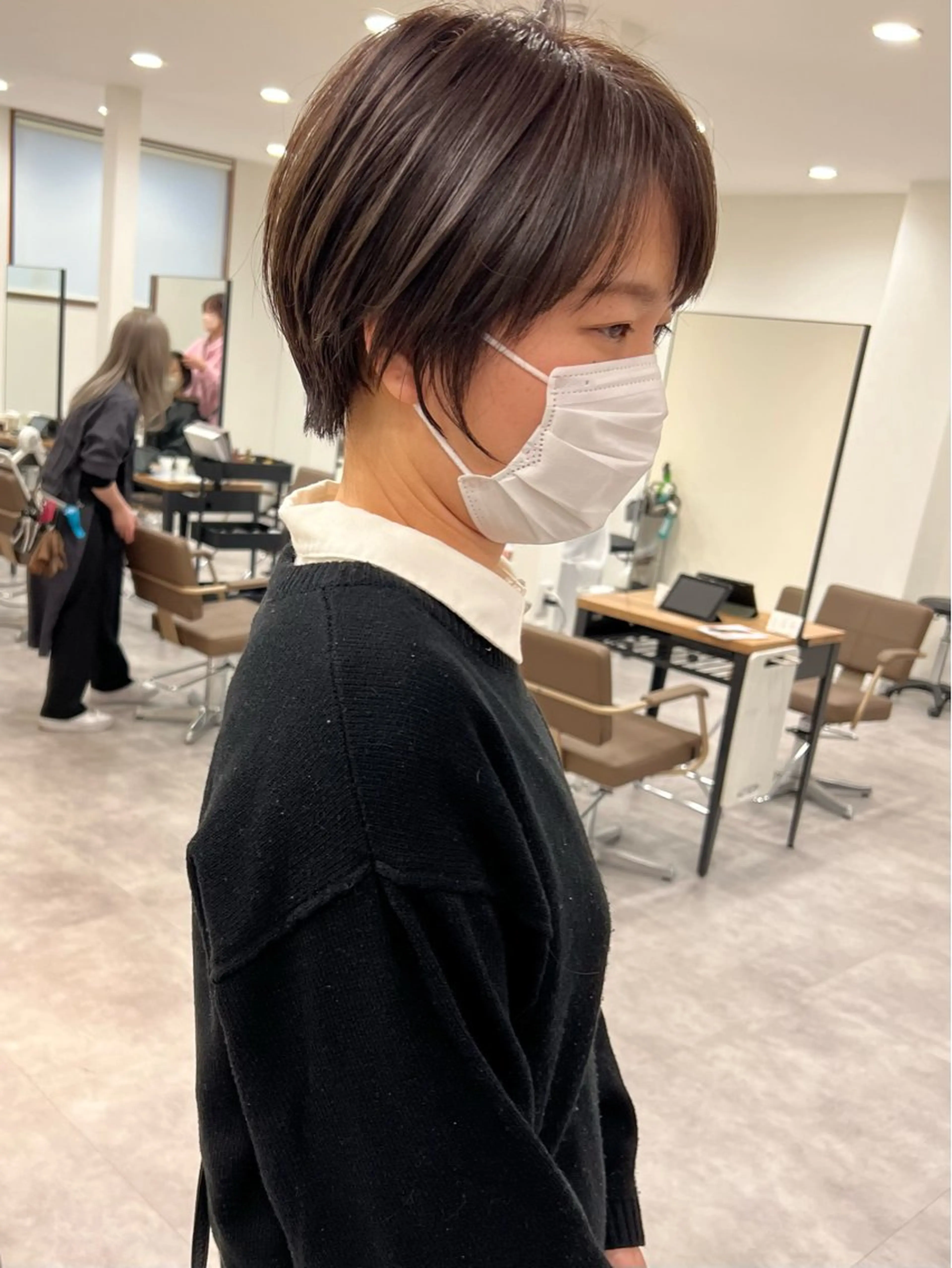 ショート ショートヘア Radix所属・ボブ/ハイトーン 福生Radix 下田のヘアスタイル