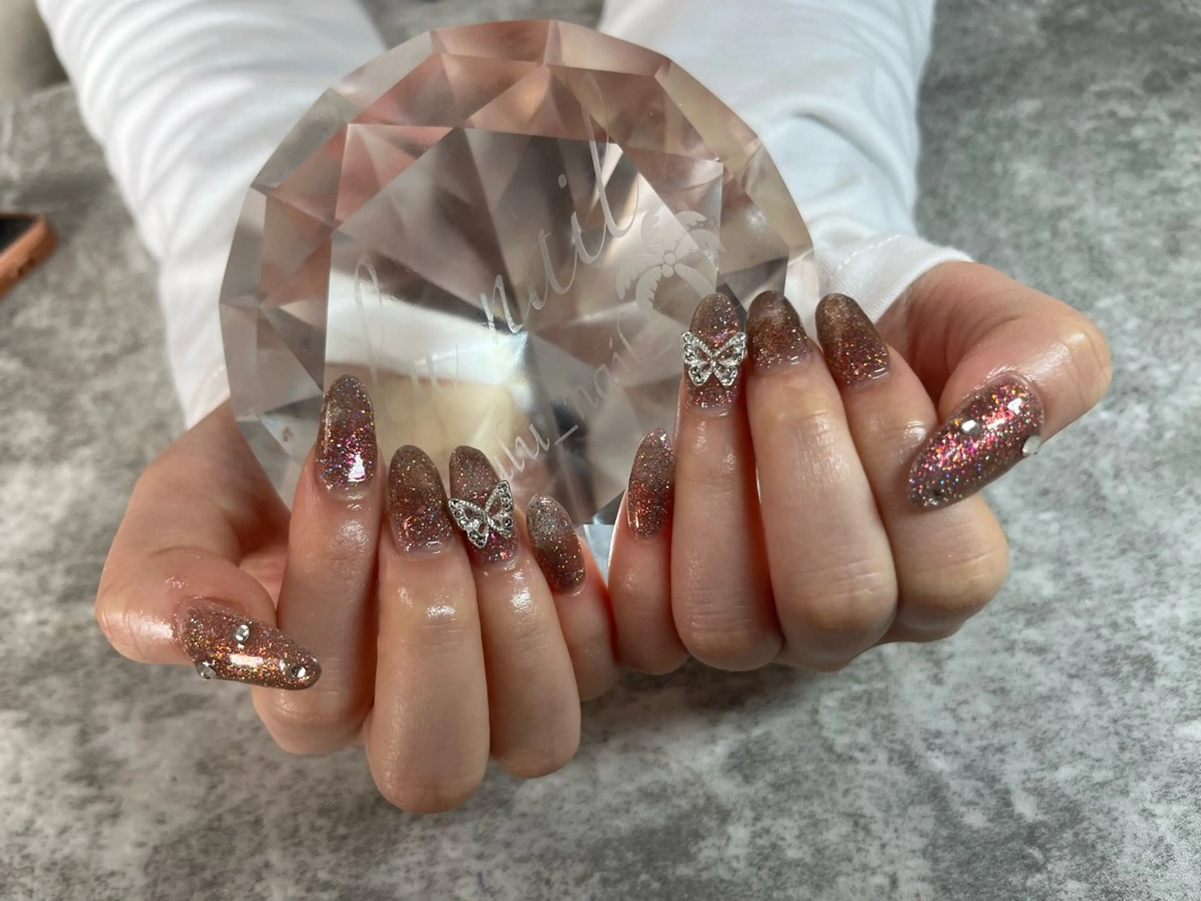 ネイル シンプルネイル ネイルチップ 佐野 愛美のネイルデザイン