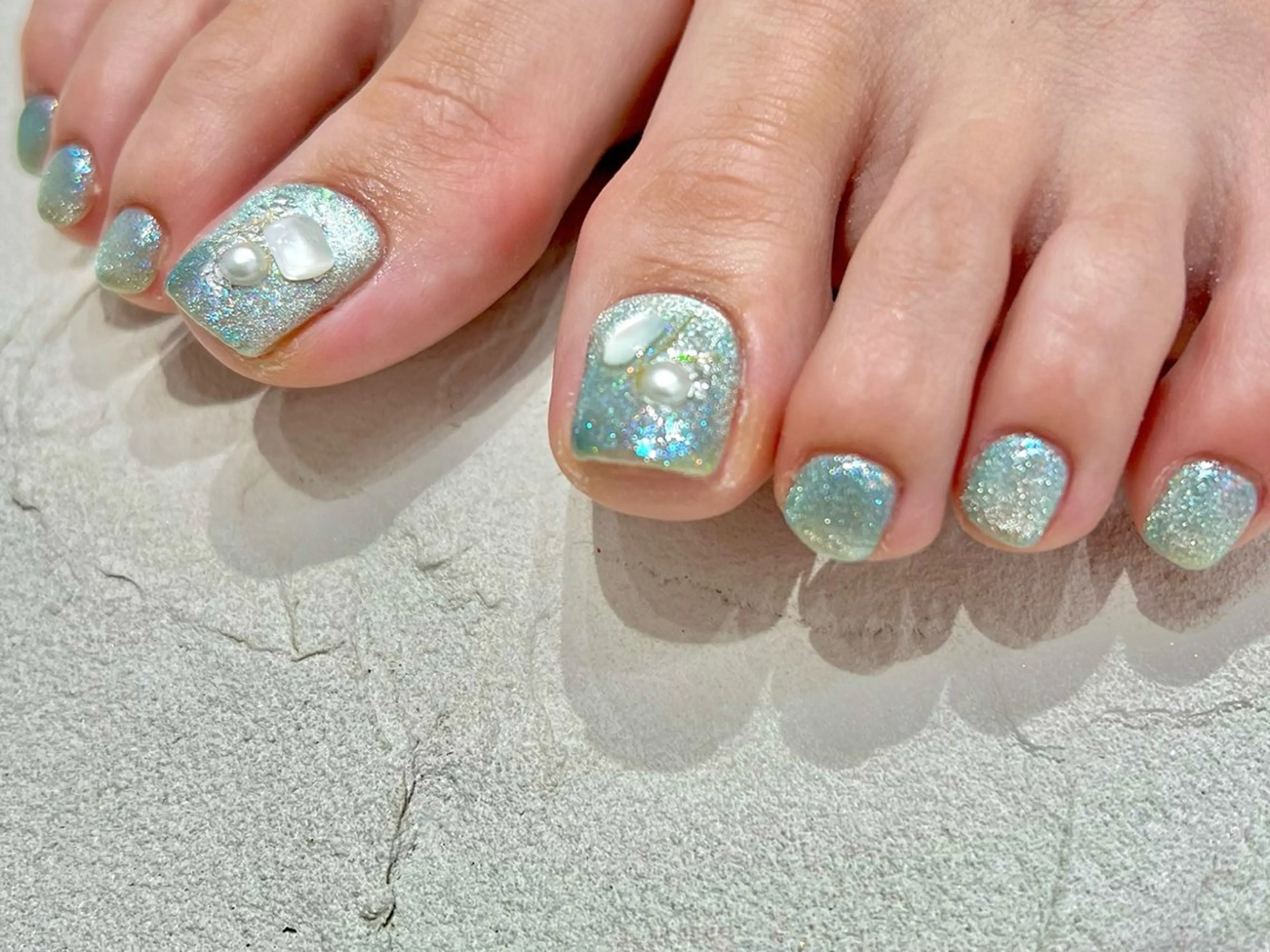 フット🦶🏻2本アートコース🎨🩵 オフ無/武蔵浦和🎀の写真