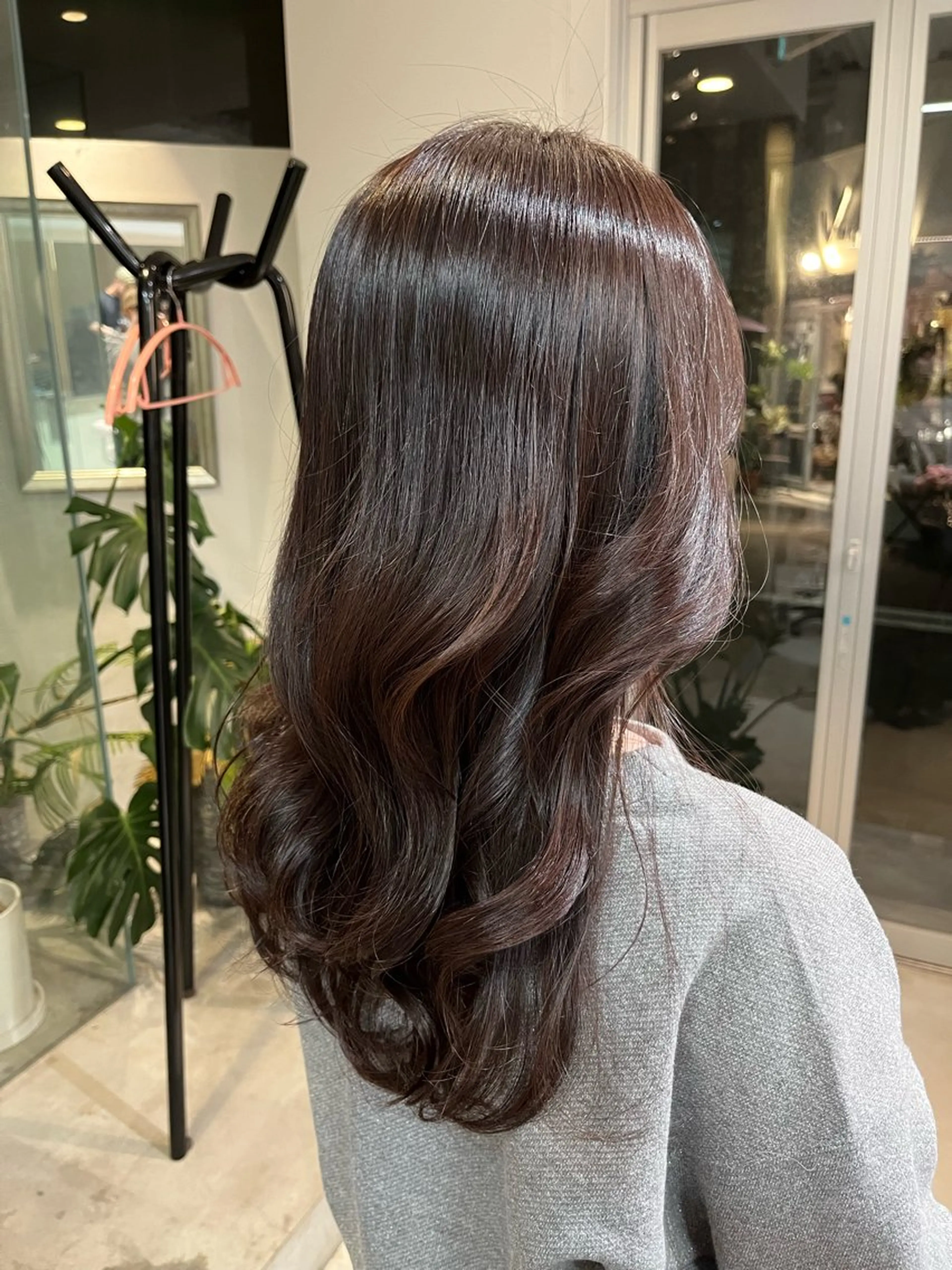 ロング カラー カット ヘアカラー トリートメント 池田 寿子のヘアスタイル
