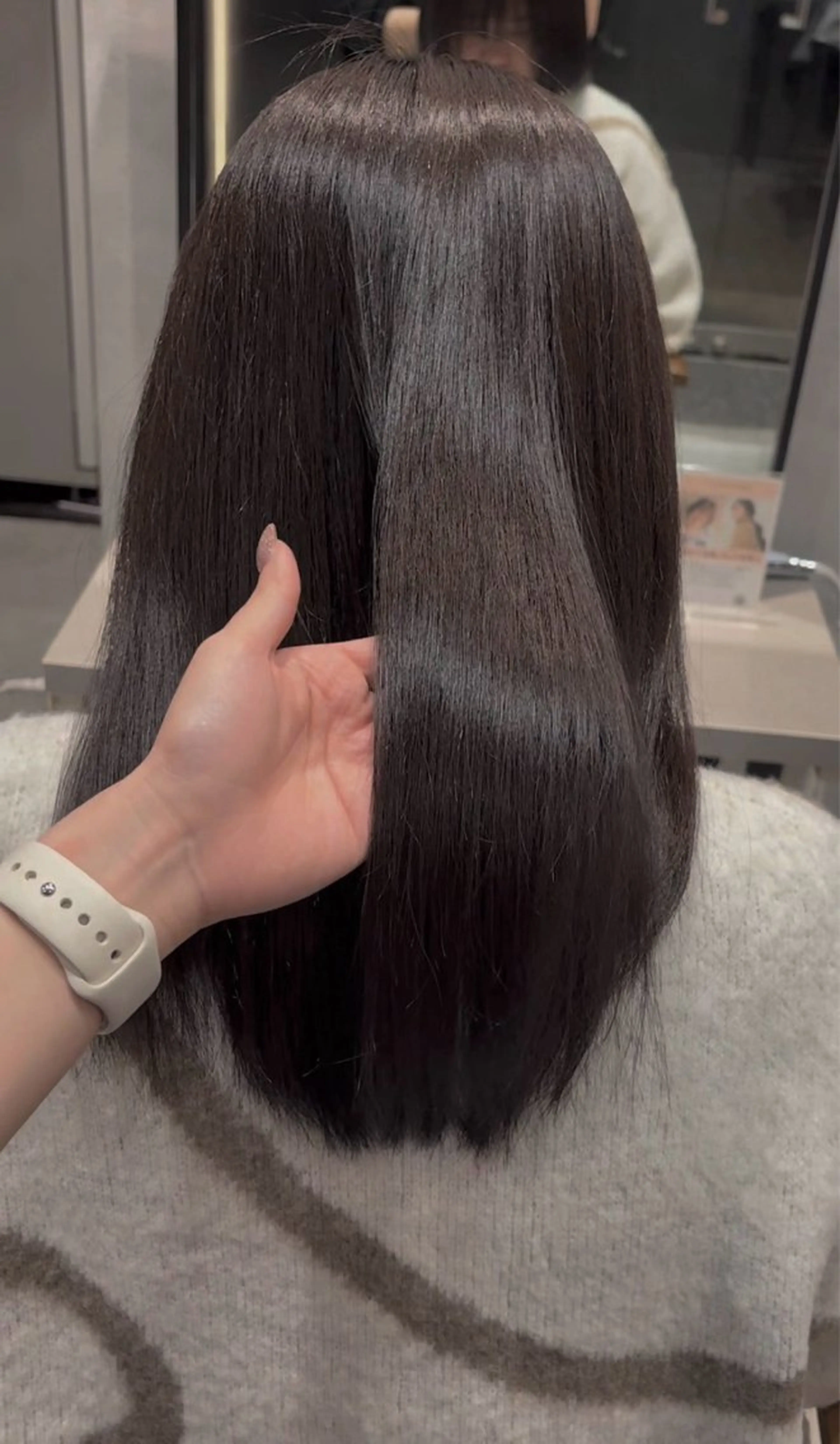 カラー ベージュカラー オリーブベージュ ヘアカラー 笹木 怜羅のヘアスタイル