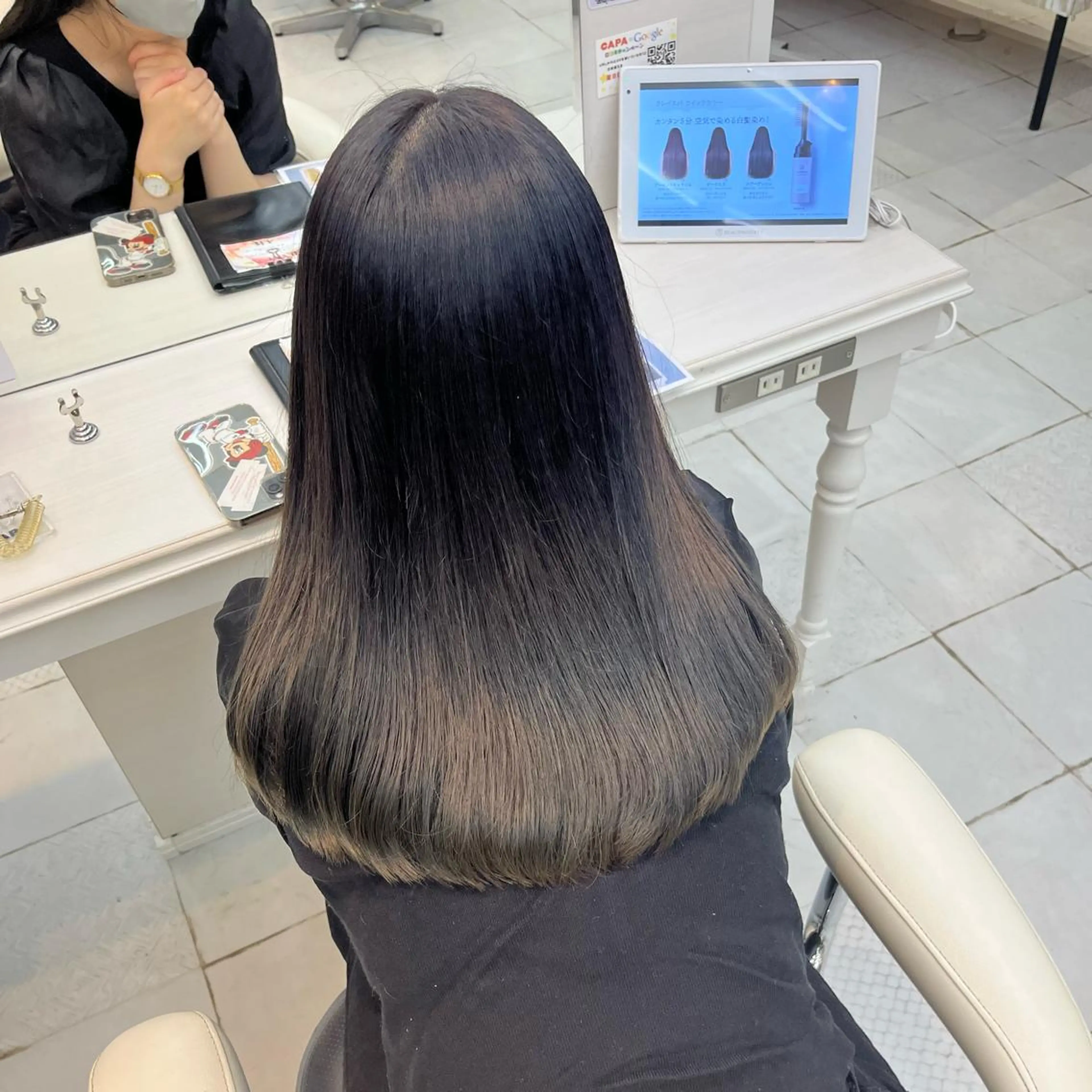 💜🧸カット＋カラー＋髪質改善トリートメント🧸💜の写真