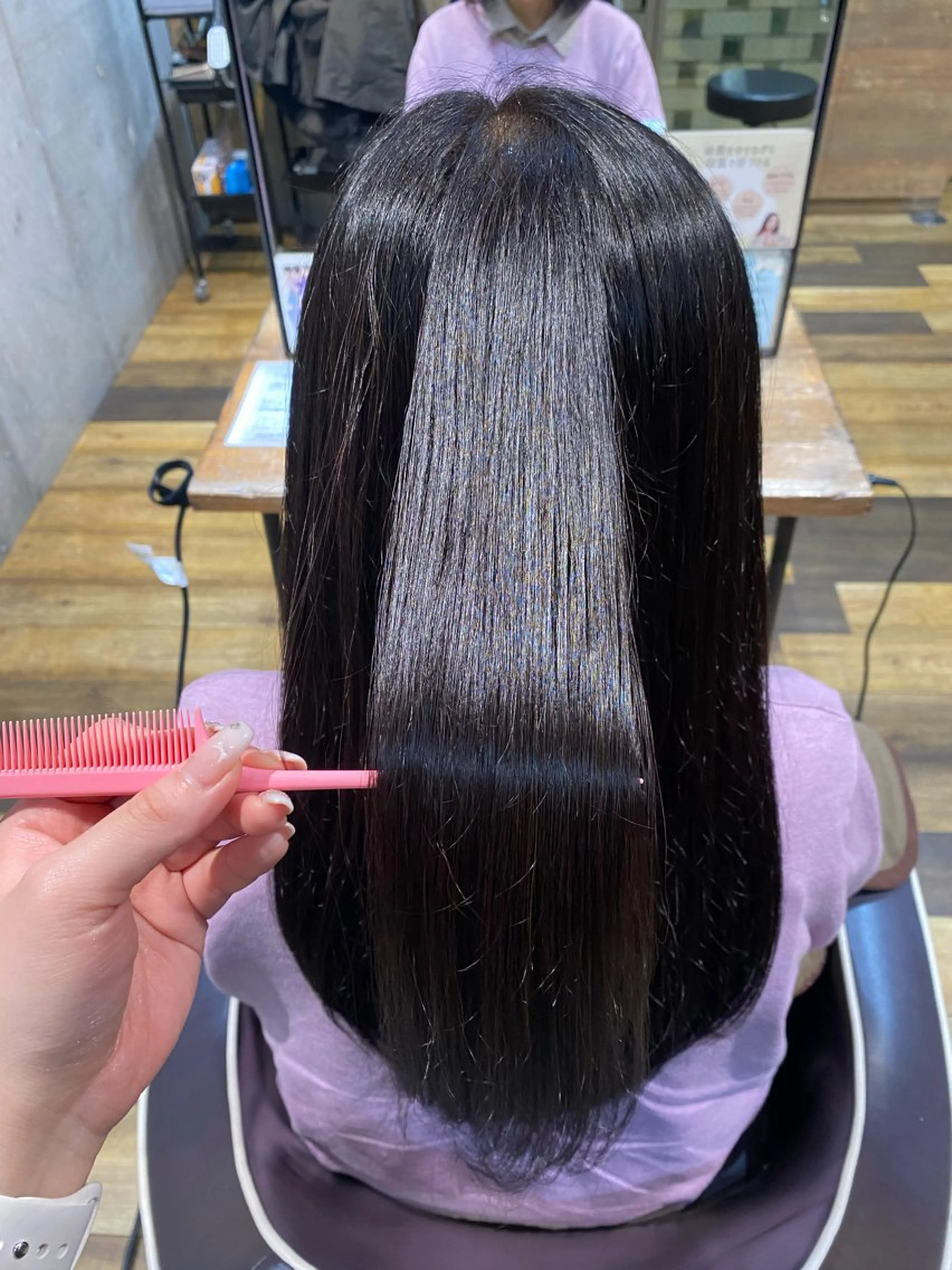 縮毛矯正 mayu 🕊️🫧のヘアスタイル