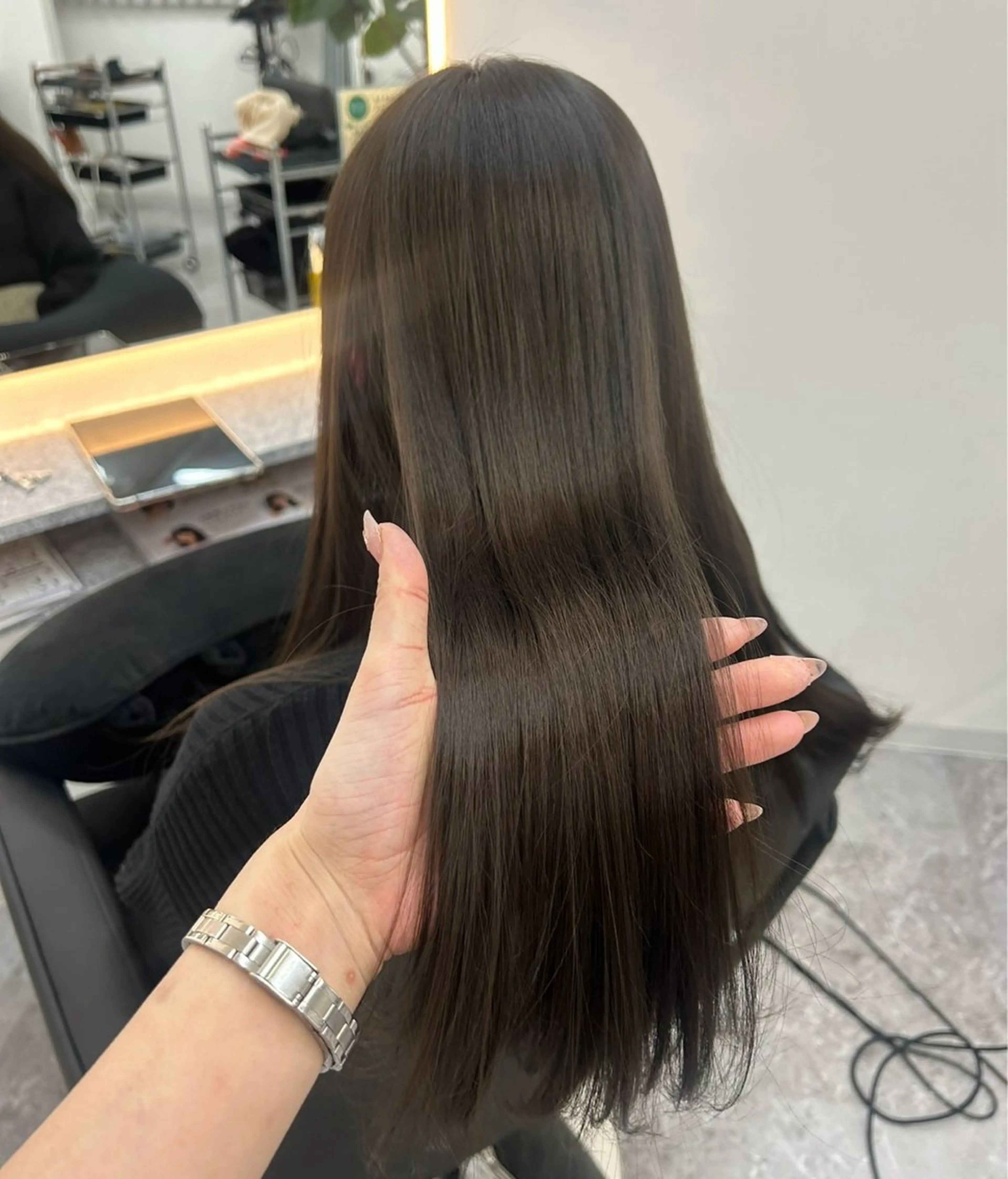 ロング カラー カット ヘアカラー 佐藤里菜🎀 4/26モデル急募のヘアスタイル