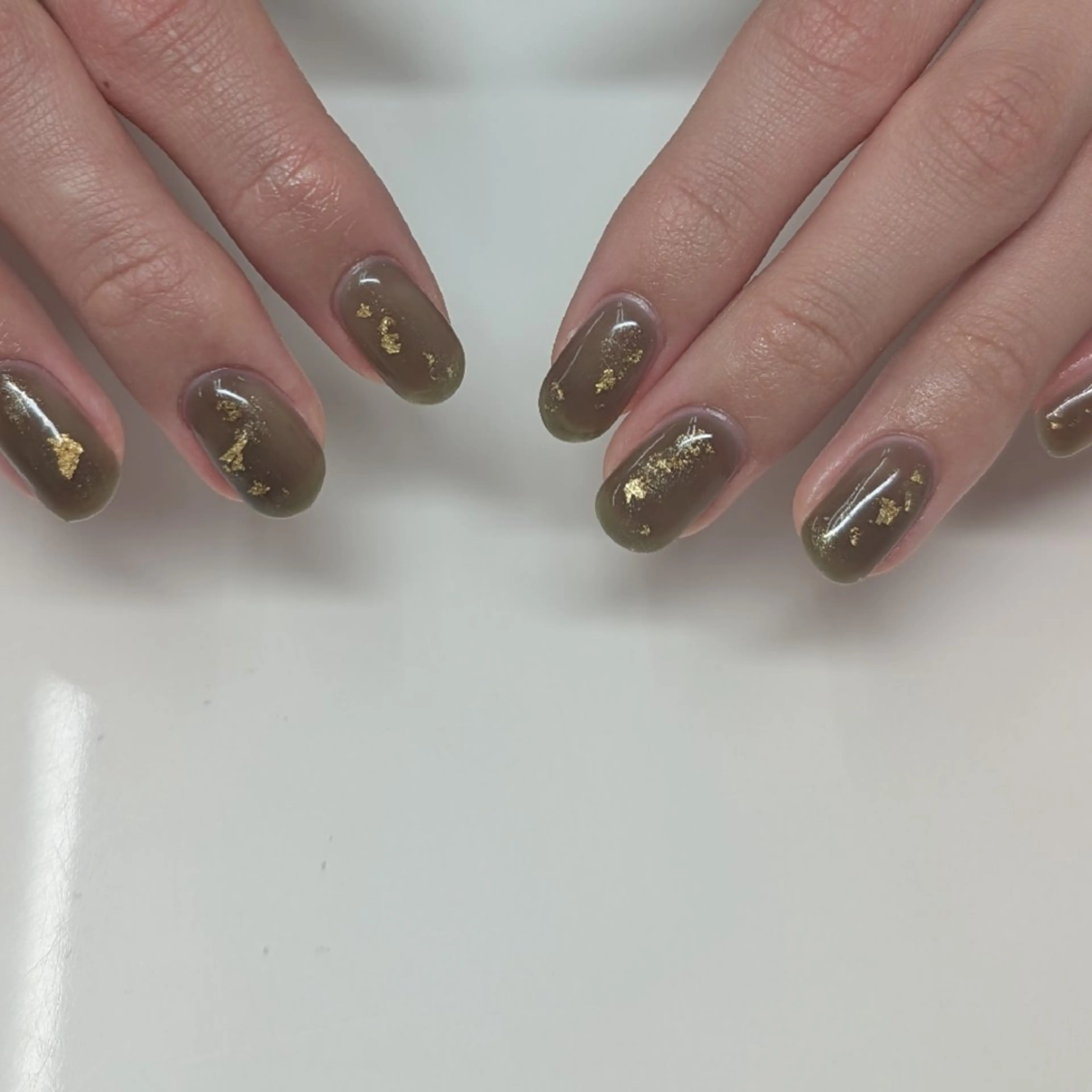 ネイル ラメ(グリッター) ハンドネイル ネイルサロン Amie　〜アミ〜所属・ᑎᗩIᒪ｜ᗰIᗰI｜ _५✍️Satou.のネイルデザイン