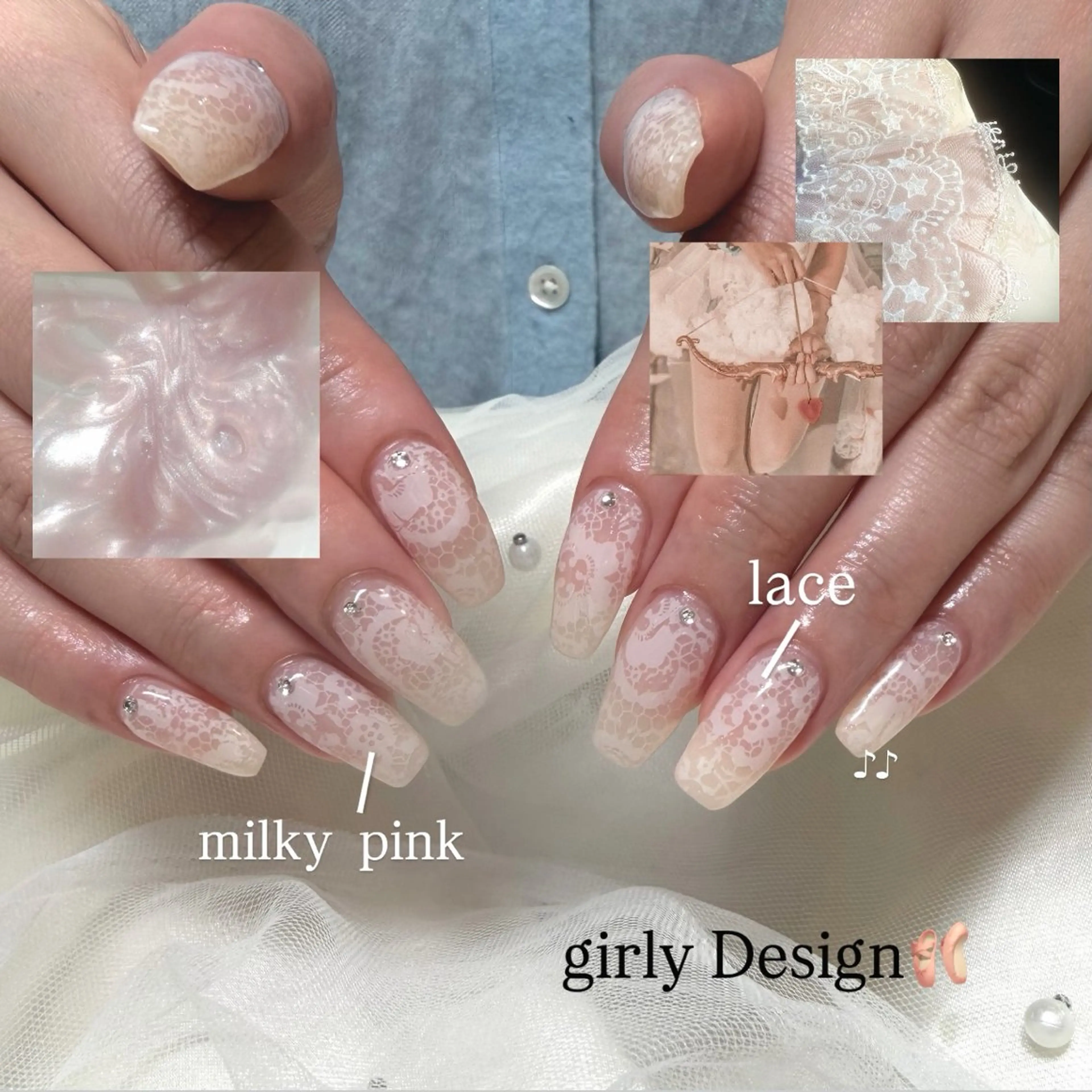 ネイル ハンドネイル 長瀬 瑠霞のネイルデザイン