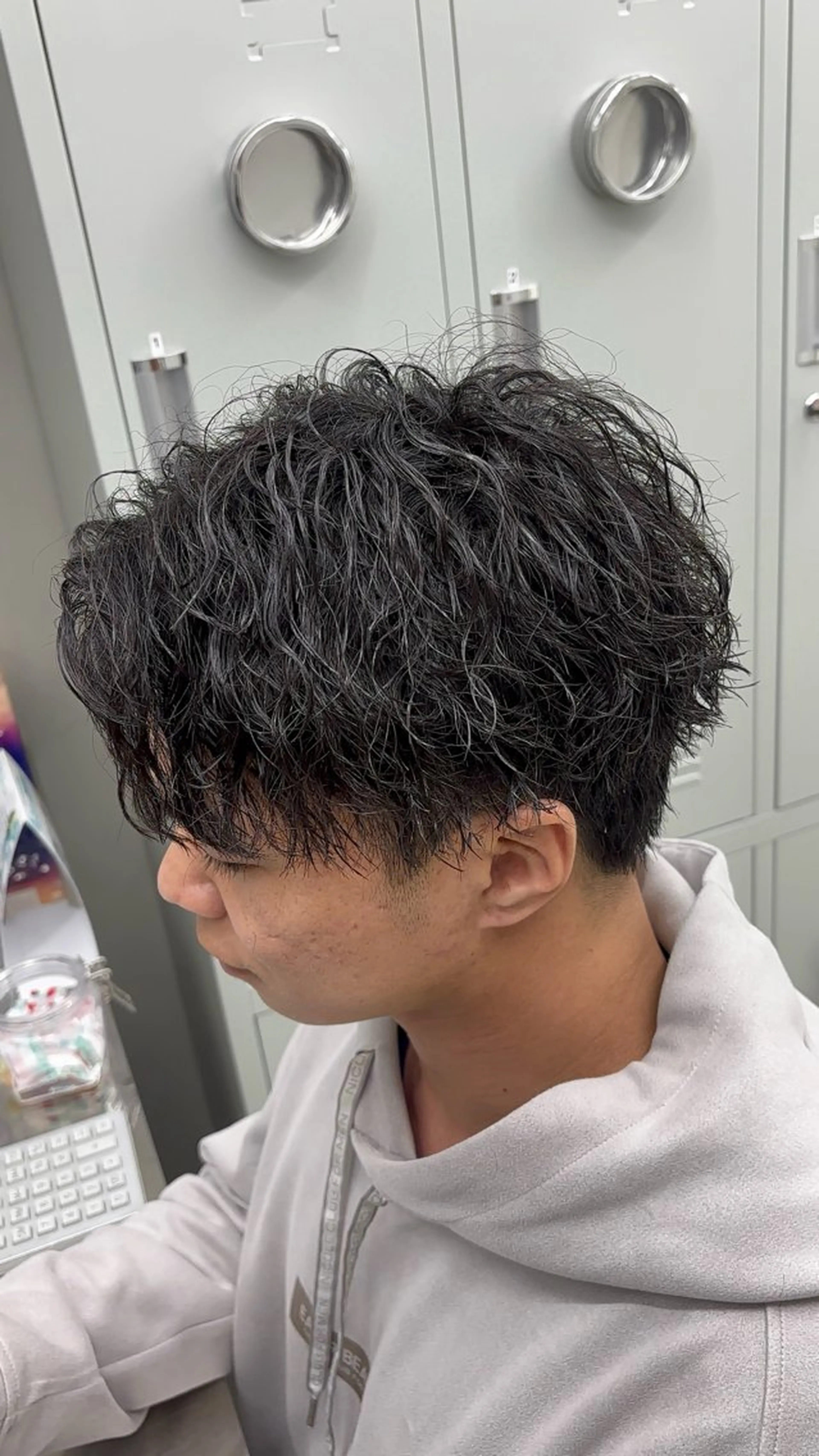 ショート パーマ メンズ カット パーマ 名古屋メンズパーマ /松井生のヘアスタイル