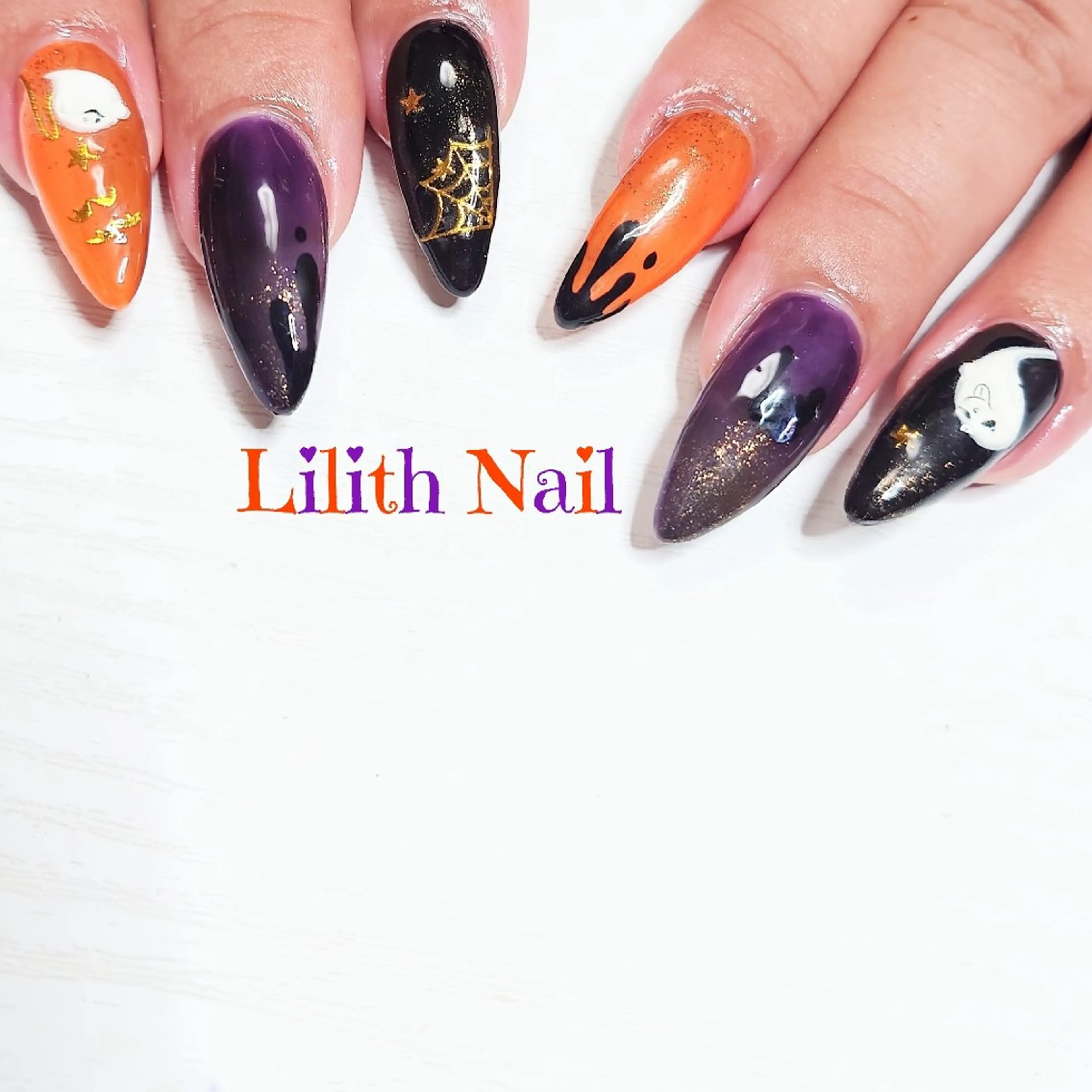 ネイル 持ち込み ハンドネイル Lilith Nailのネイルデザイン