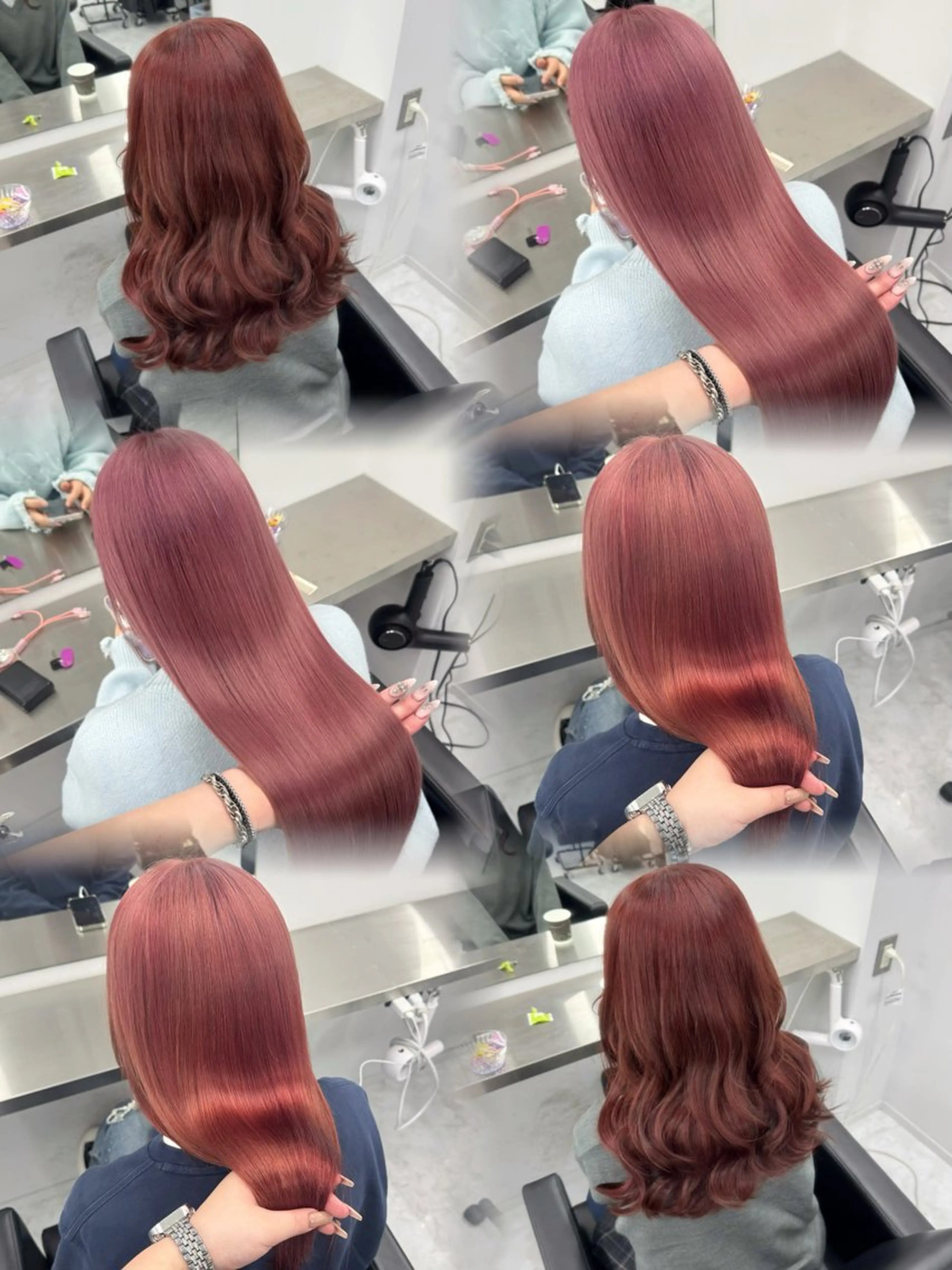 ロング うる艶🫧寒色カラー 💜🦋🫧ミズキのヘアスタイル