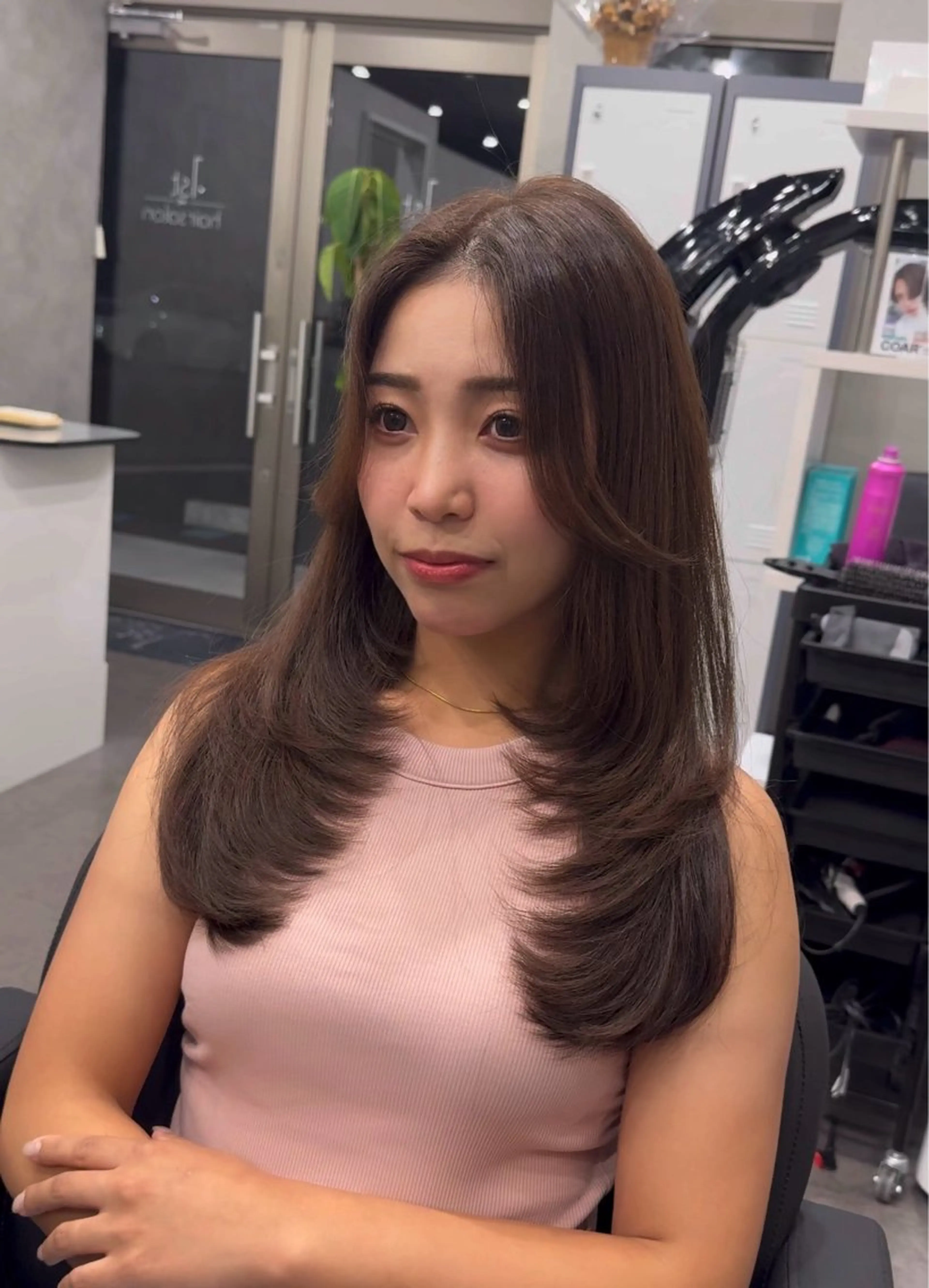 ロング 伊勢崎/似合せカット 🇰🇷KEIGO‪のヘアスタイル