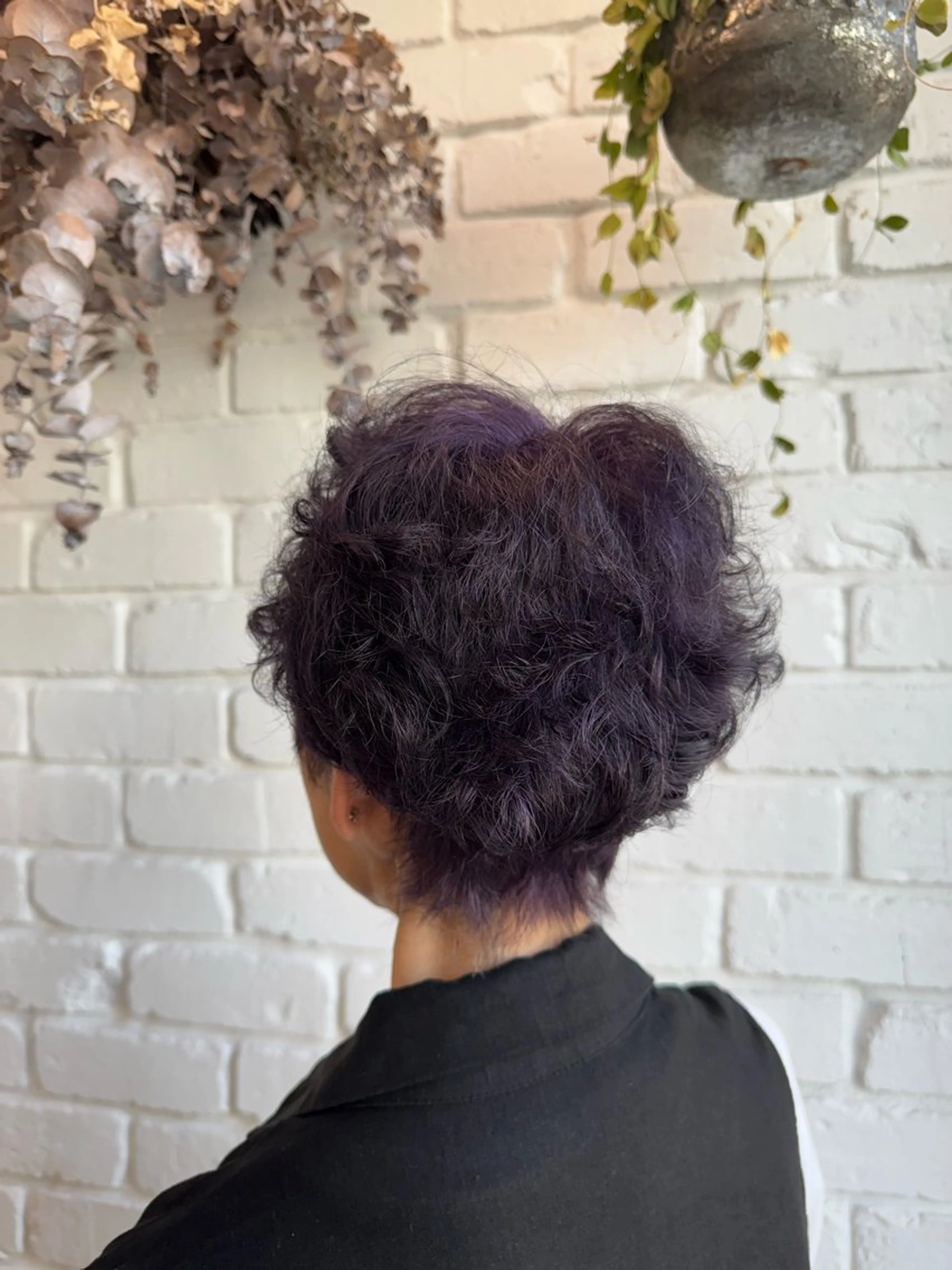 ショート ヘアカラー ヘッドスパ 切りっぱなしカット/ 韓国風/セイナ🪽のヘアスタイル