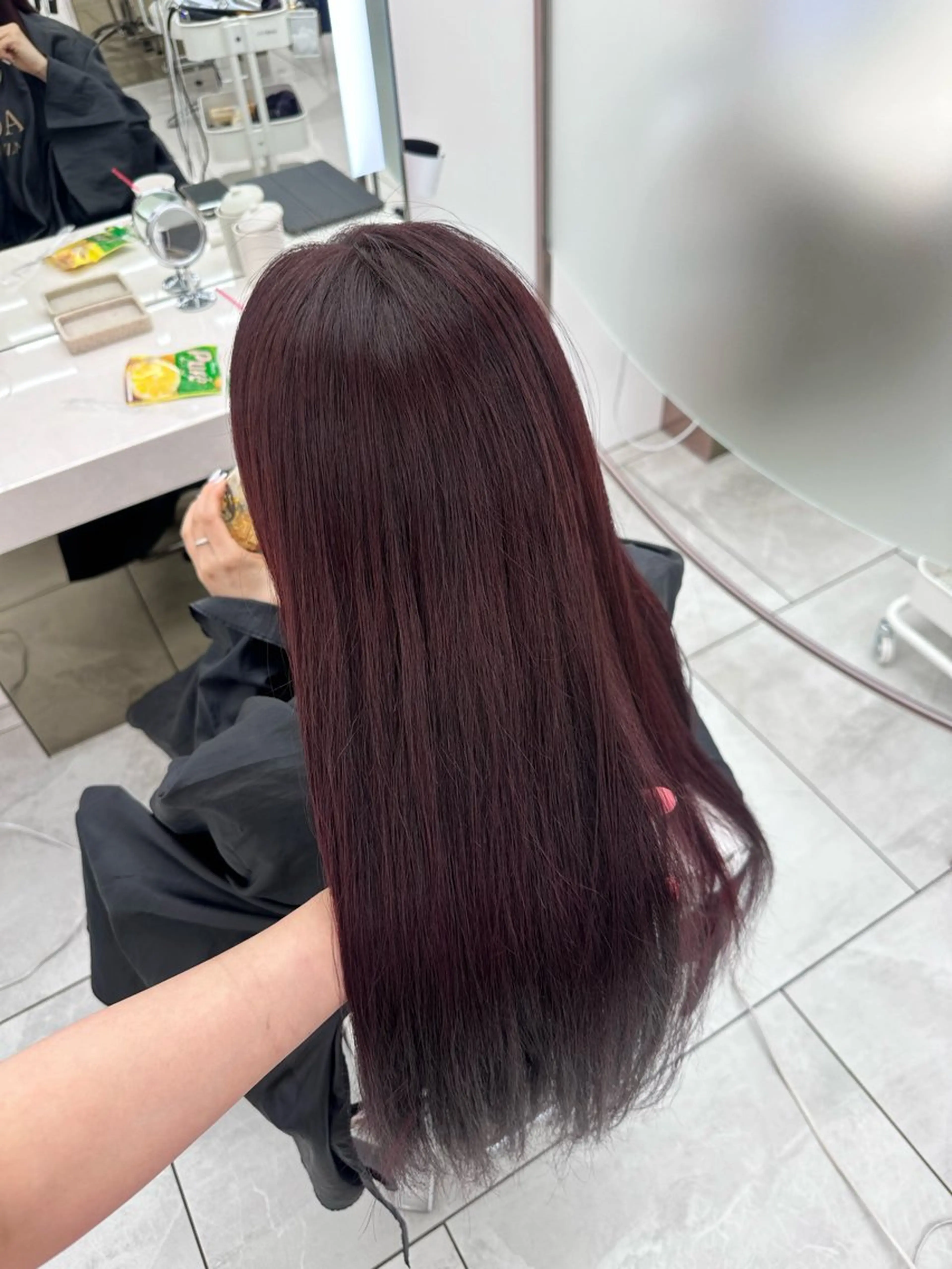 こだわりの極上ヘッドスパ+ヘアケア処理付きカラーの写真