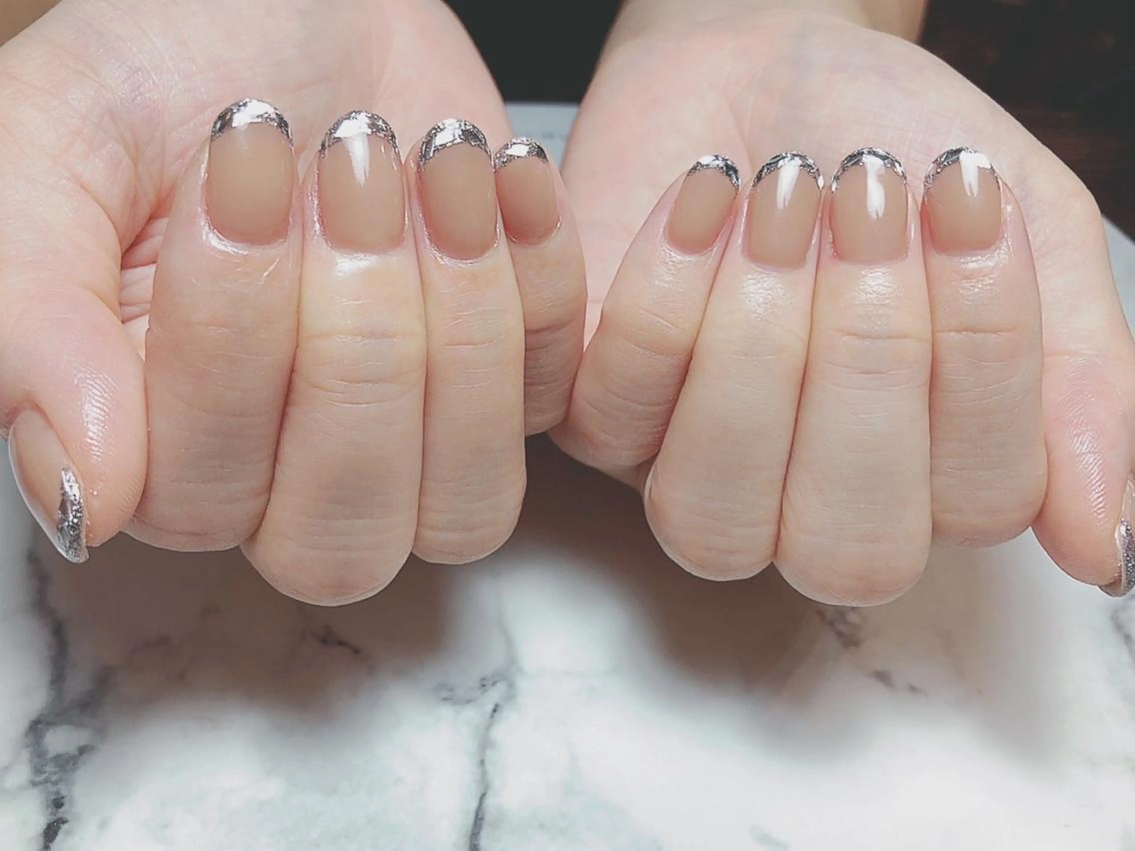 ネイル アートネイル ジェルネイル ニュアンスネイル パラジェル Nailist Honamiのネイルデザイン