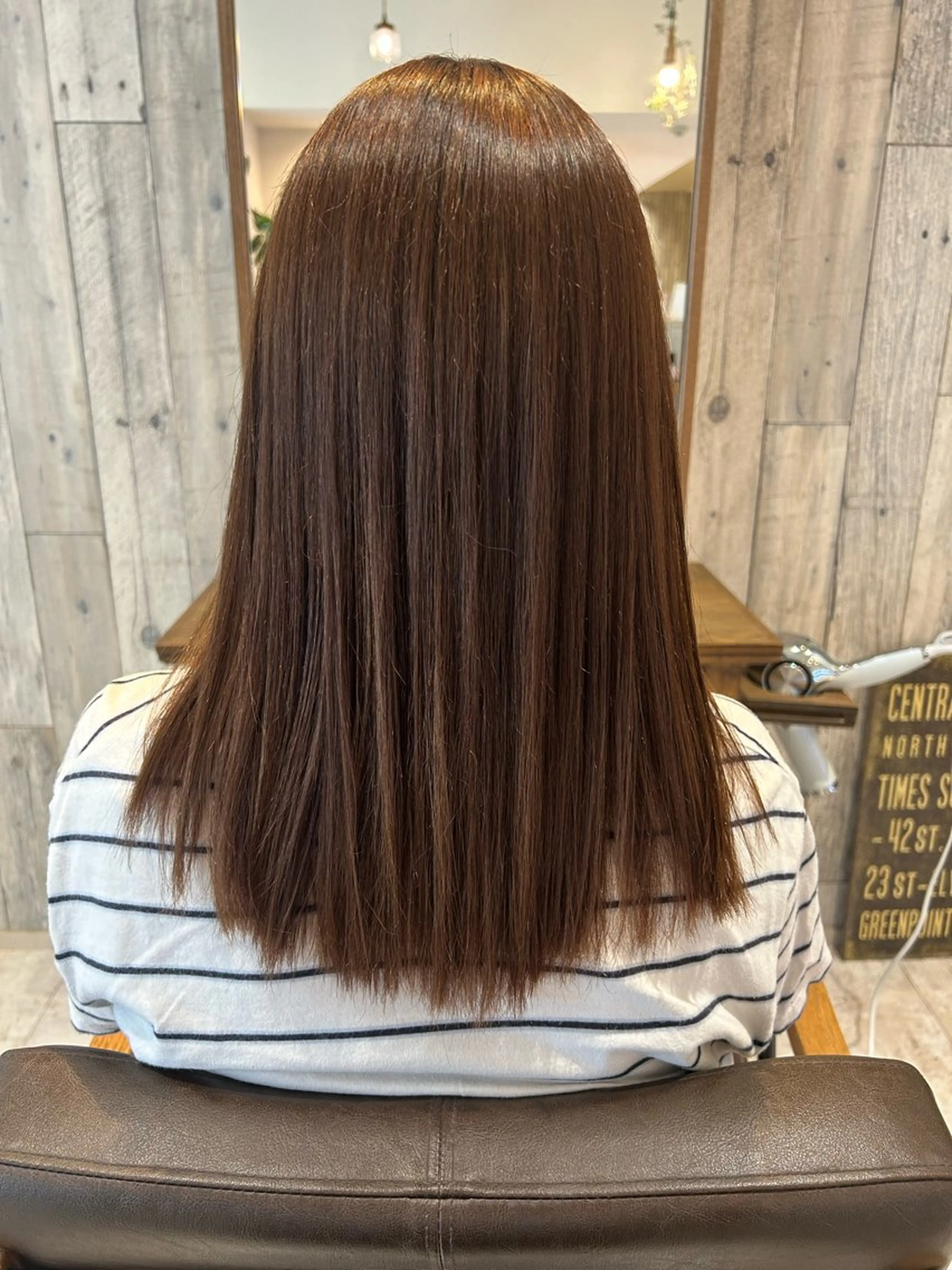 ロング カラー ブラウンカラー 透明感カラー 和田 大輝のヘアスタイル