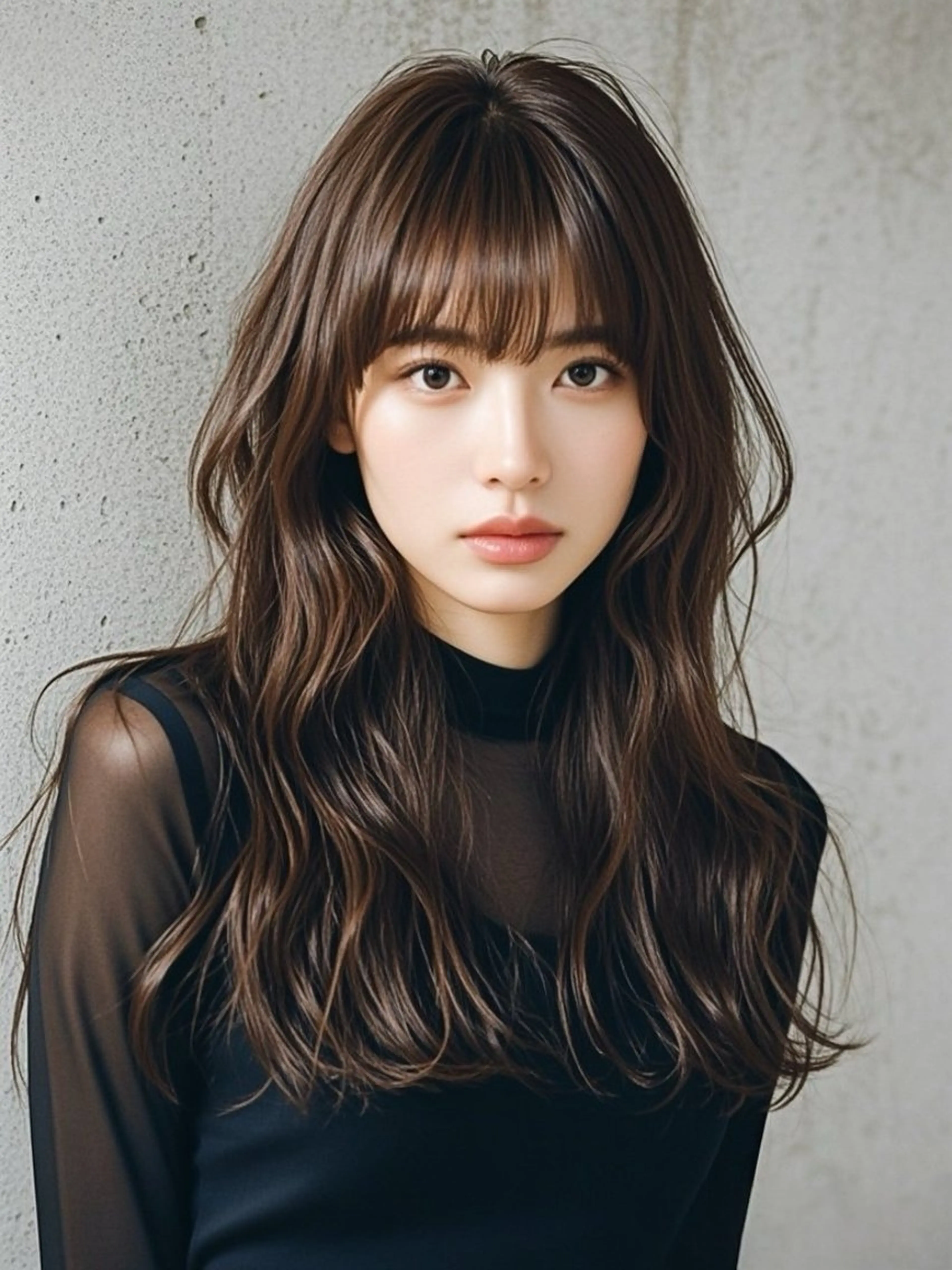 ロング ショートボブ アッシュ ボブ くびれヘア ハッシュカット カット ヘアカラー トリートメント ウルフカット 811 大阪梅田 ウルフのヘアスタイル