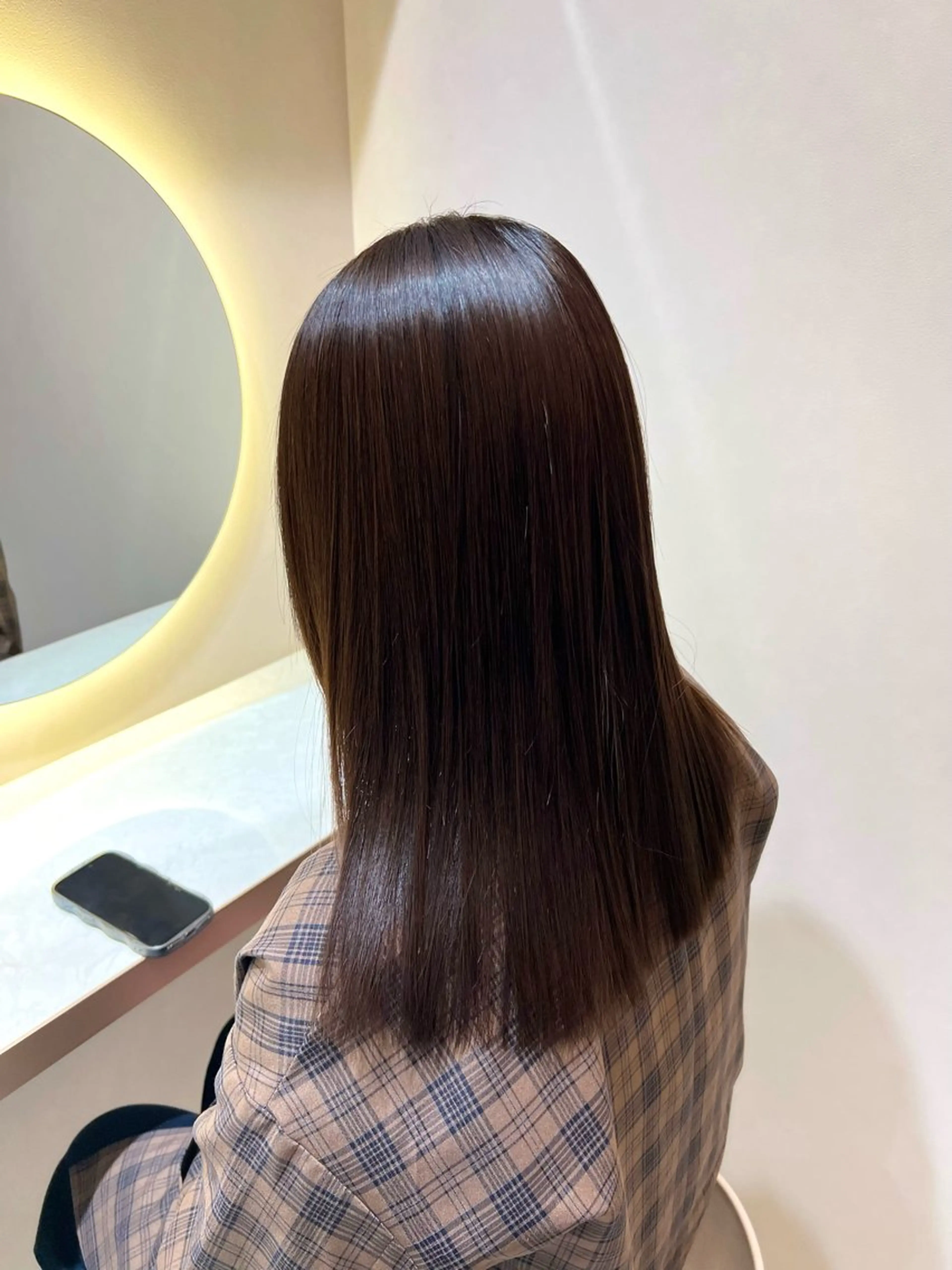 セミロング 縮毛矯正特化❄️ Ibuki/東陽町のヘアスタイル