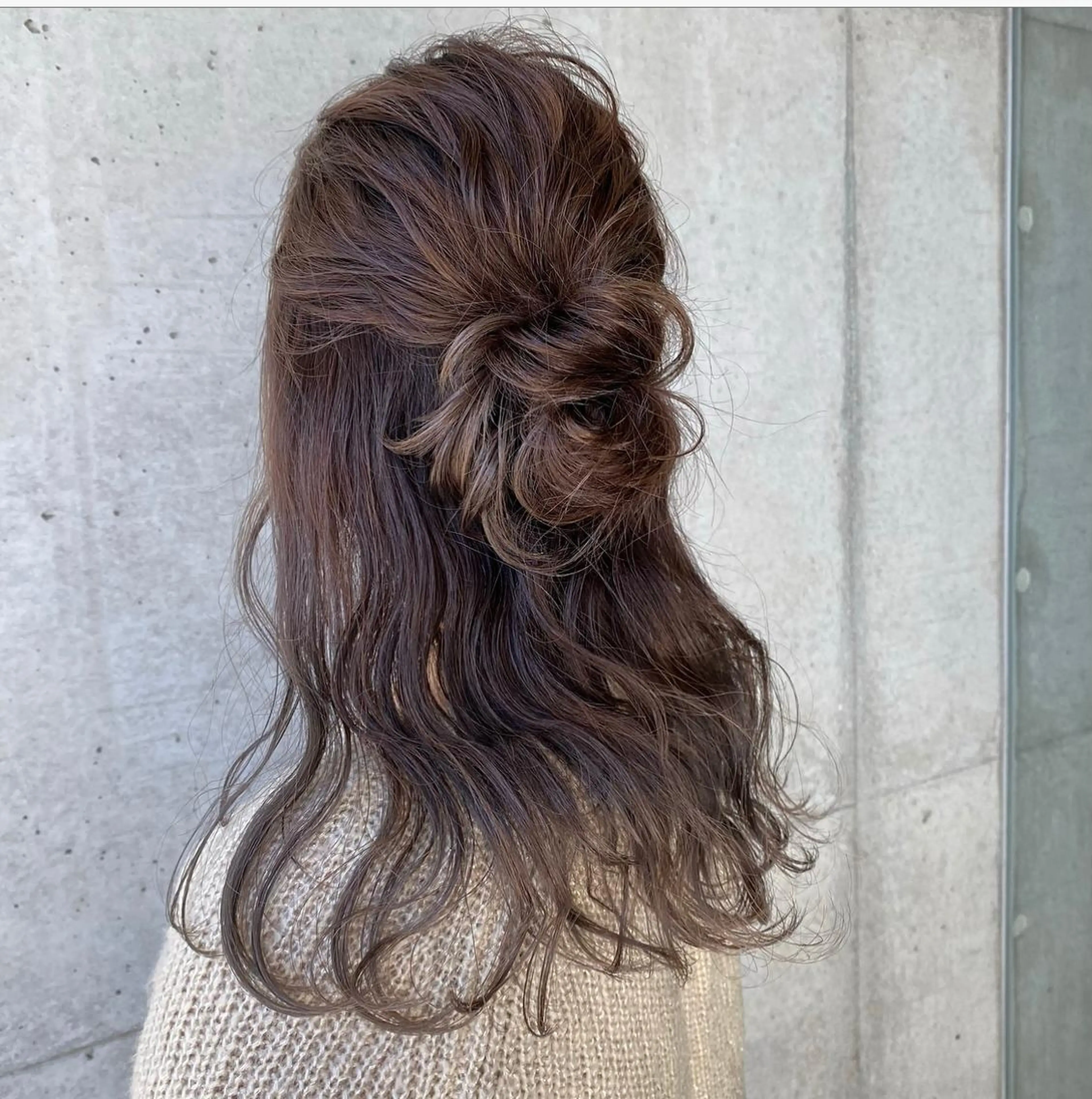 ヘアアレンジ お団子ヘア フリーランス美容師 MIZUKIのヘアスタイル