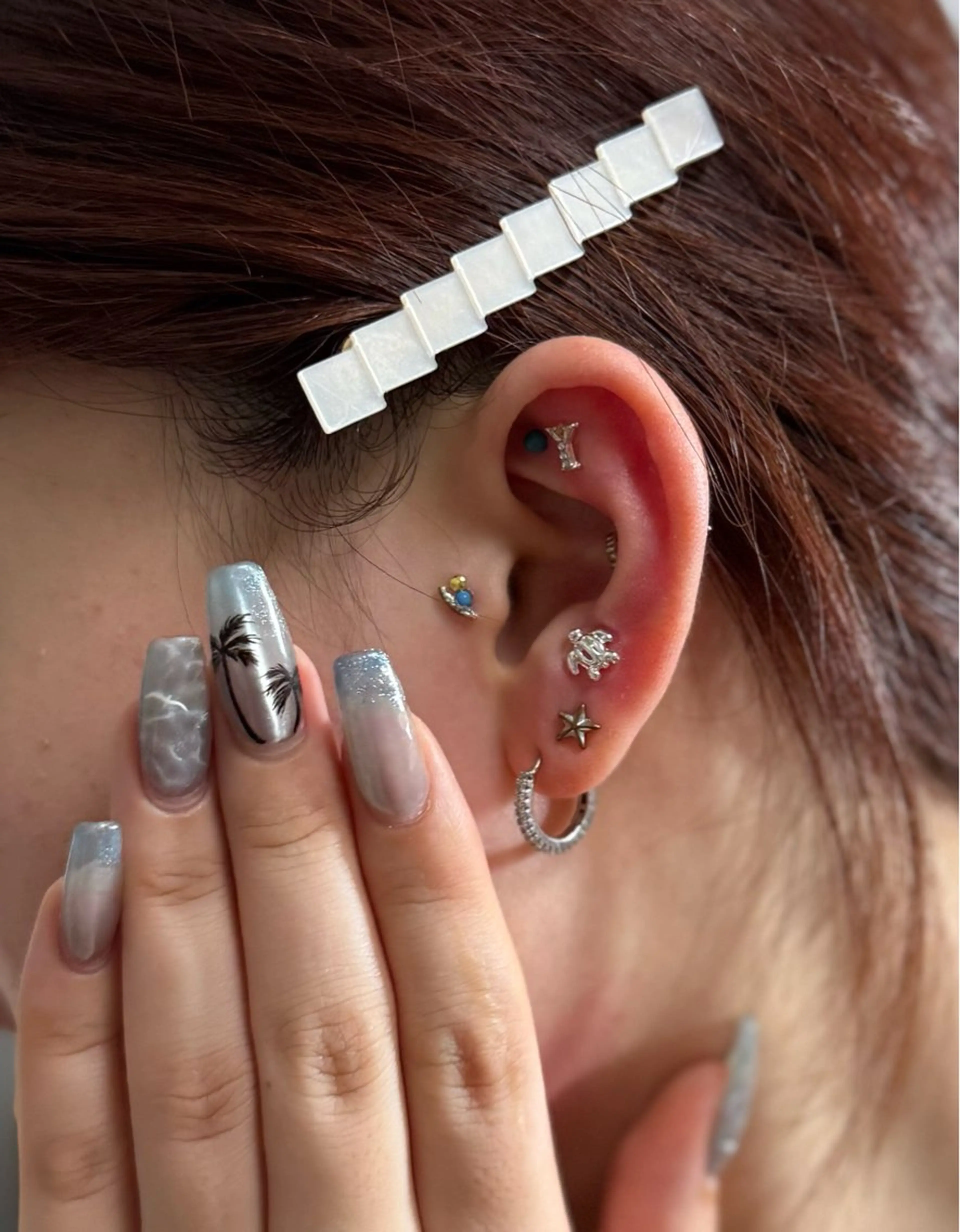 耳つぼジュエリー両耳10粒までの写真