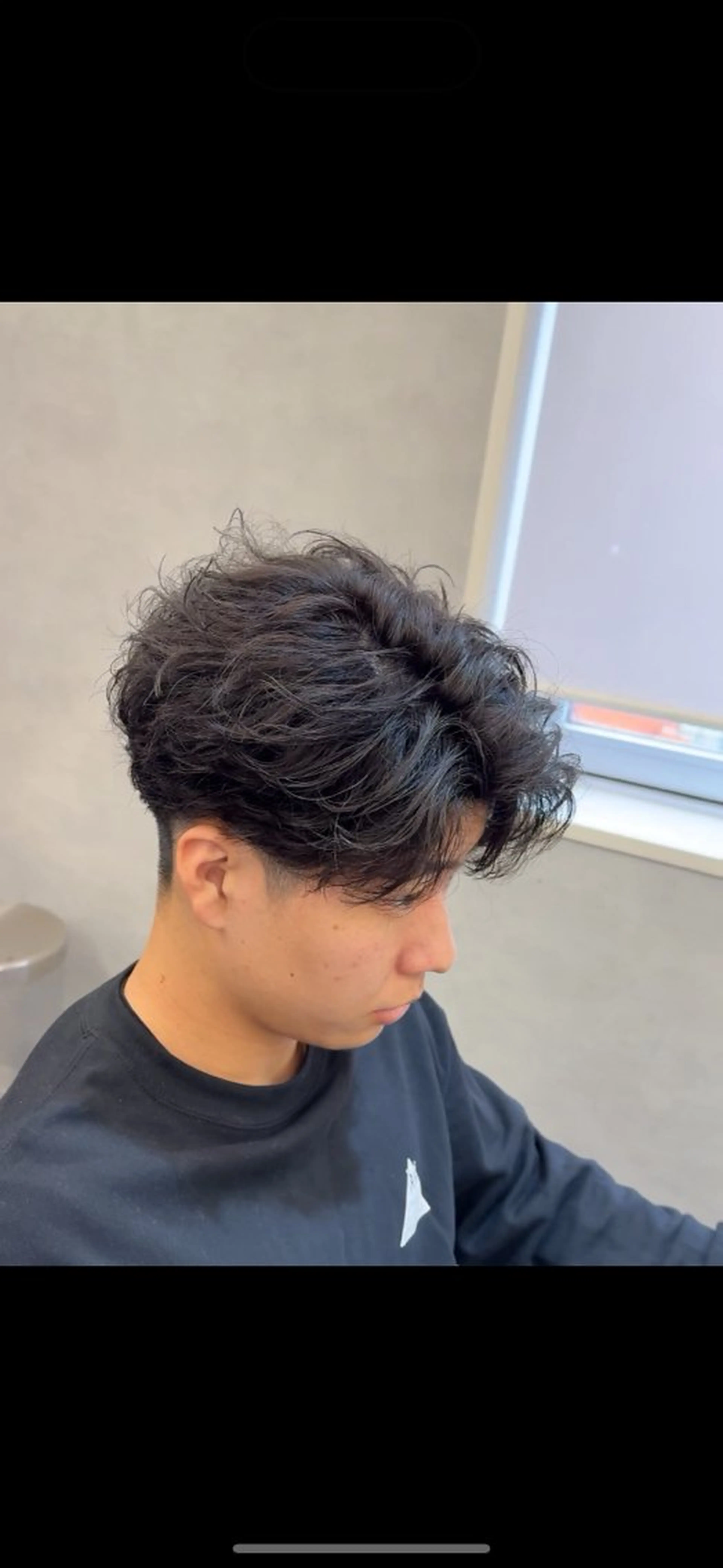 パーマ メンズ カット パーマ 浜野 泰斗のヘアスタイル