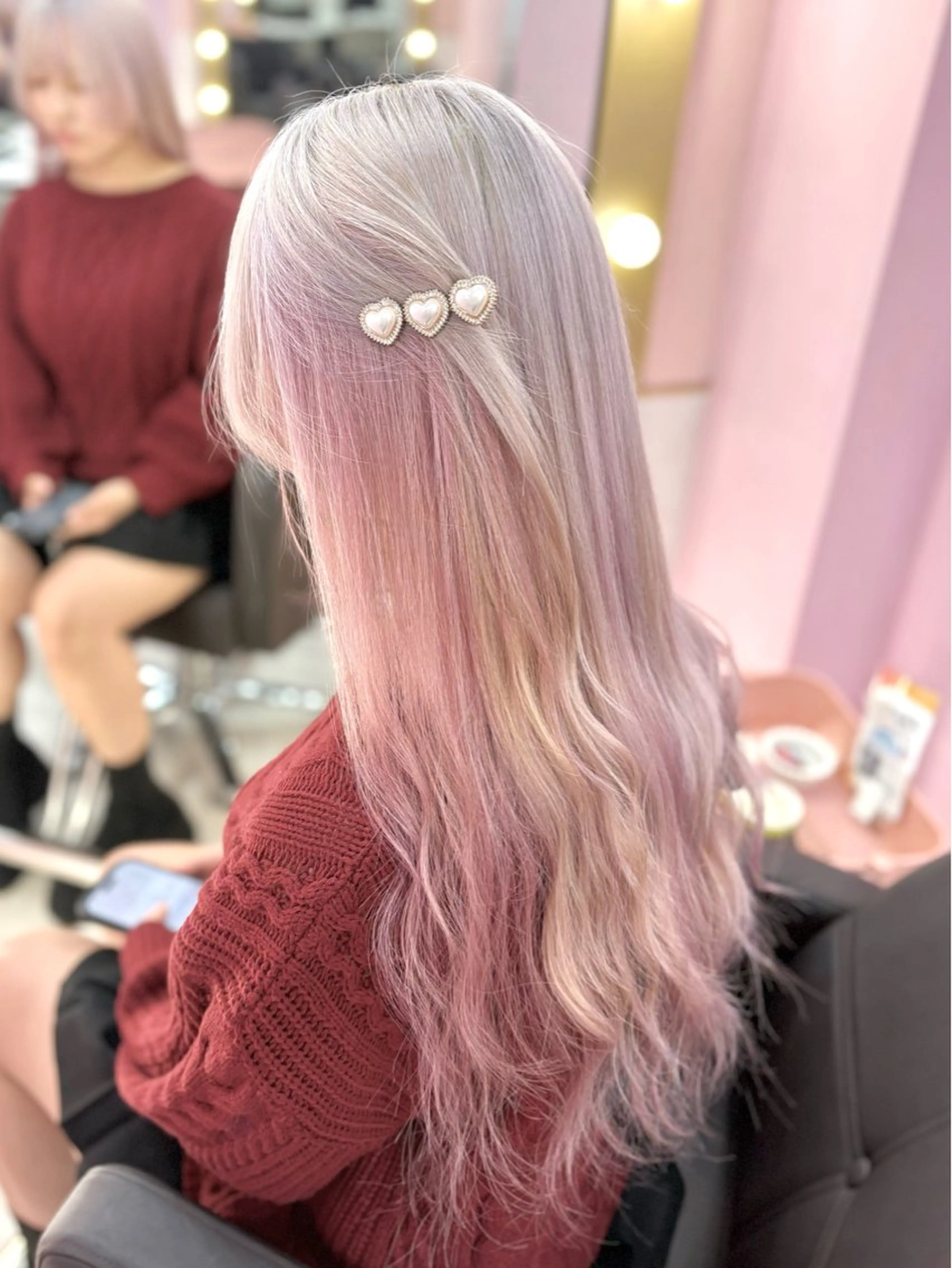 ロング カラー 甘ふわgirly🎀 ハイトーン🤍Ramのヘアスタイル