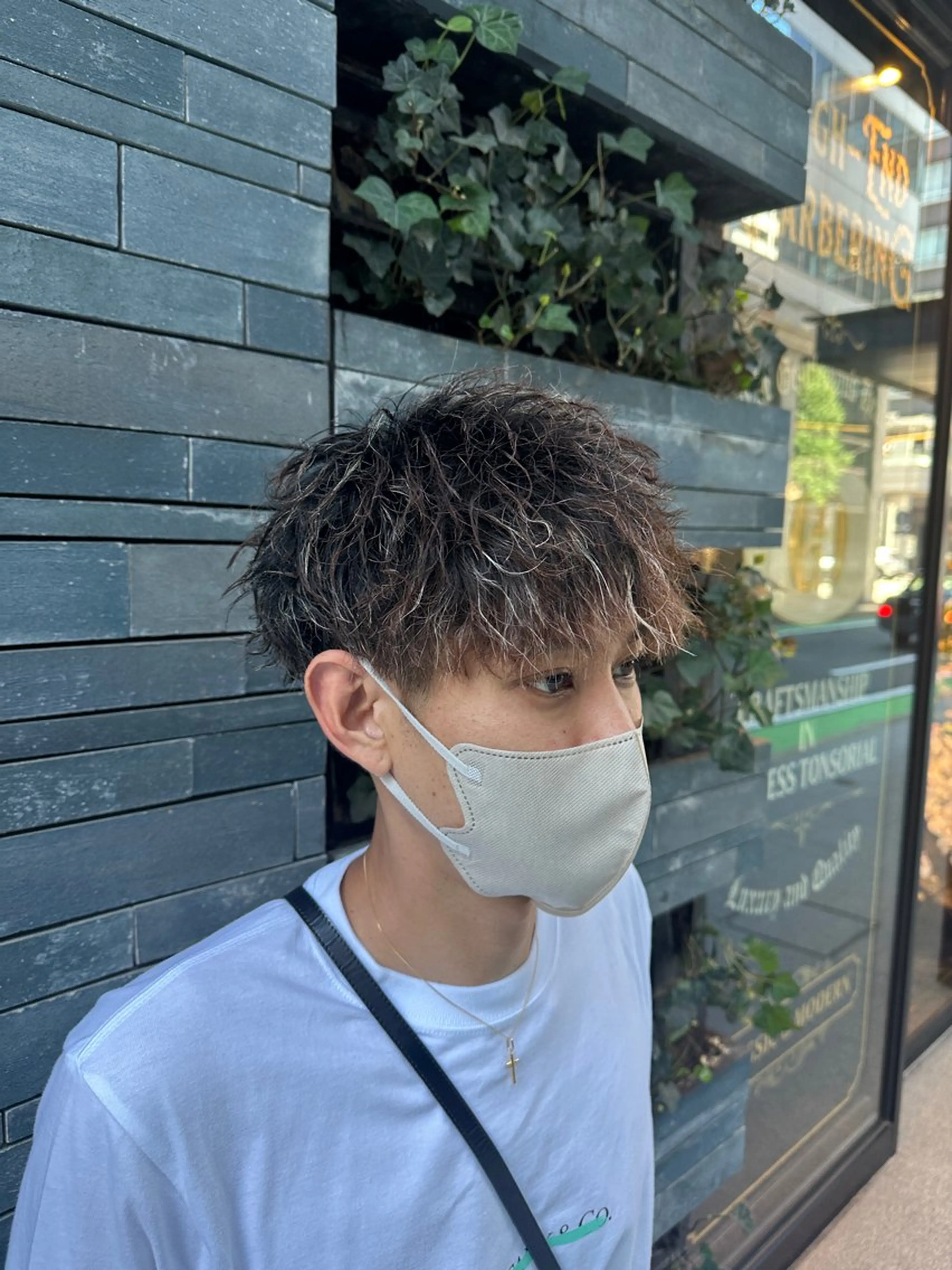 ミディアム メンズ 福満 拓のヘアスタイル