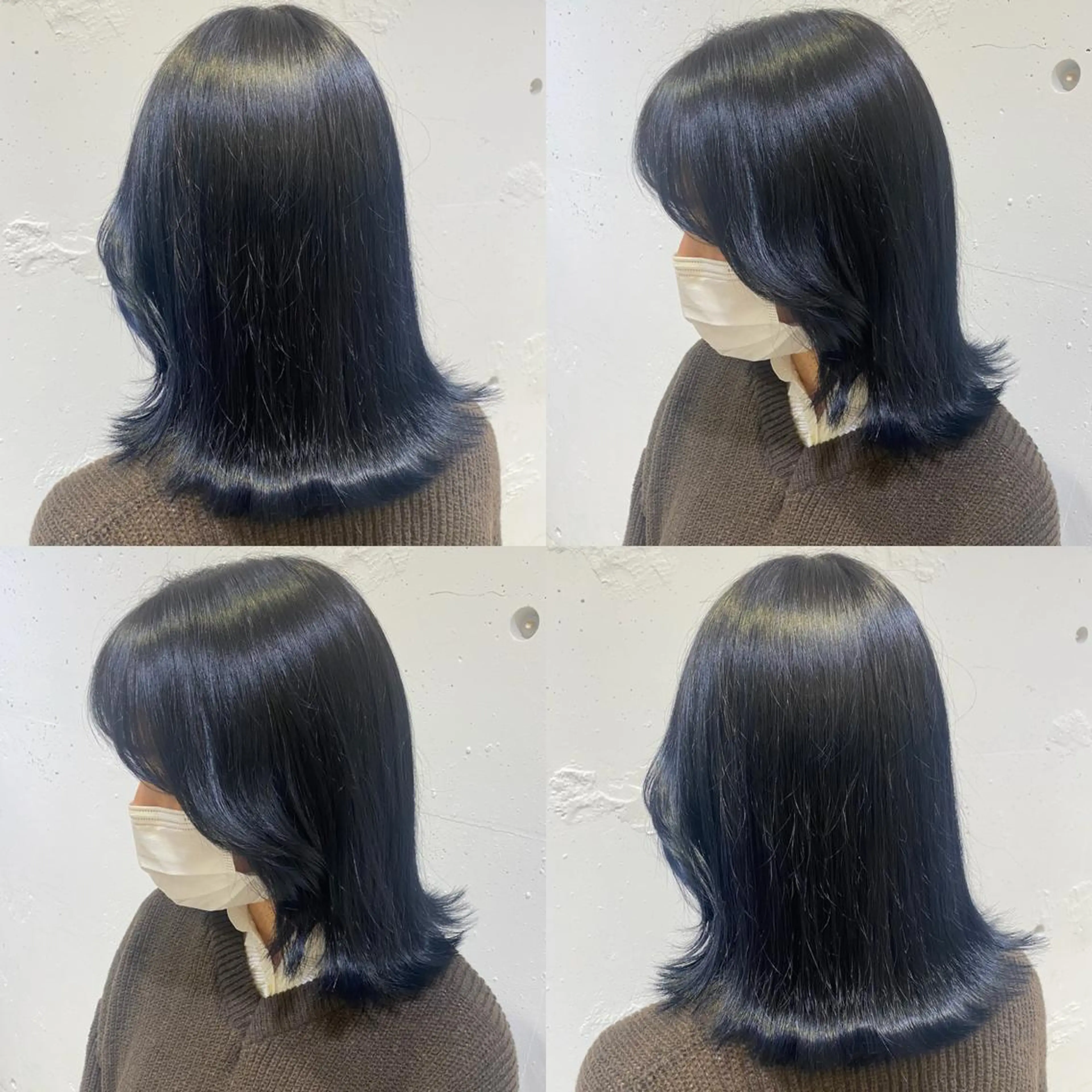 ミディアム 顔周りカット 韓国風ヘア レイヤーカット 小顔カット 🌼NAMI 🌼のヘアスタイル