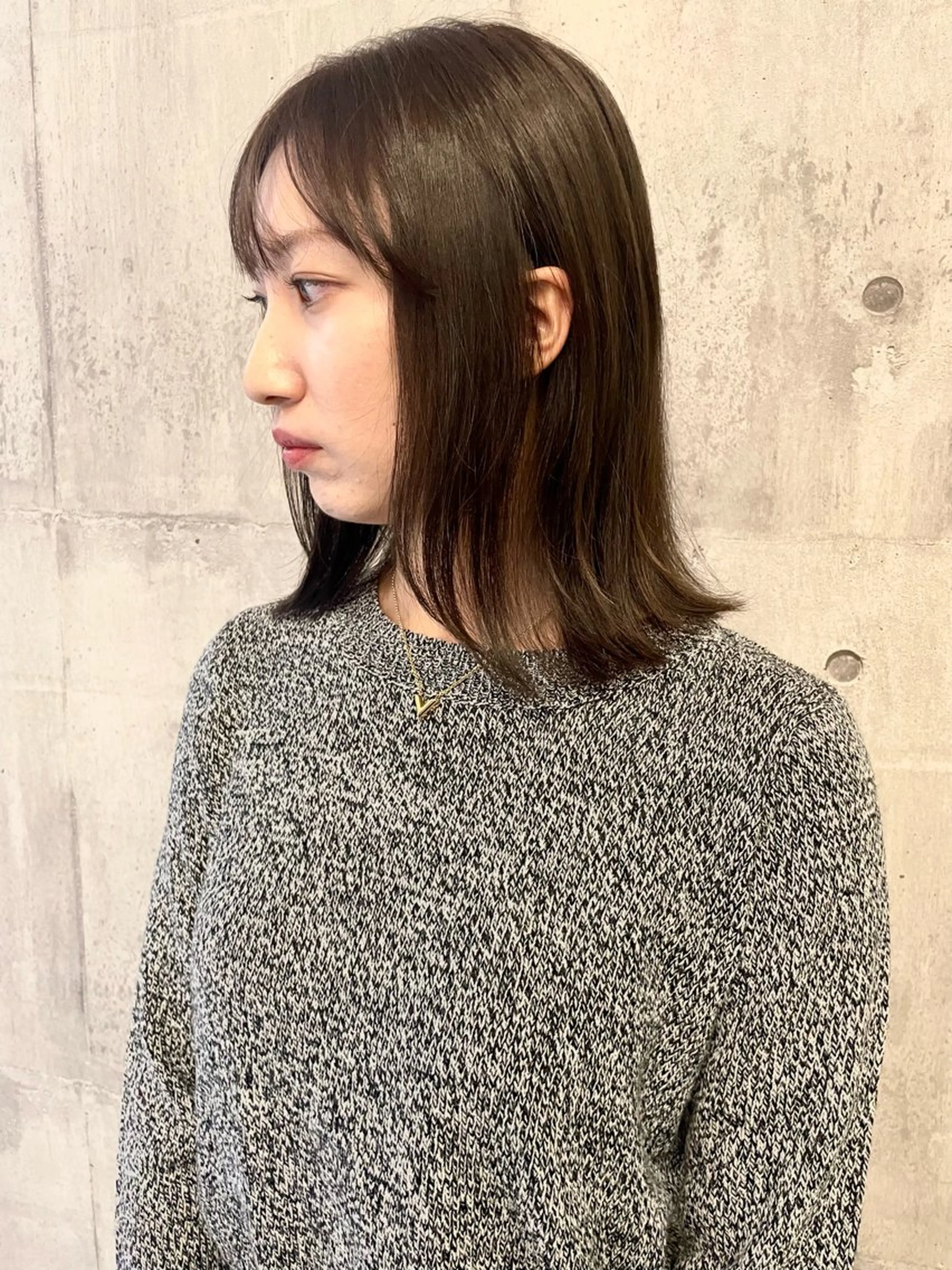 セミロング yuimarl切田 はじめ✨のヘアスタイル