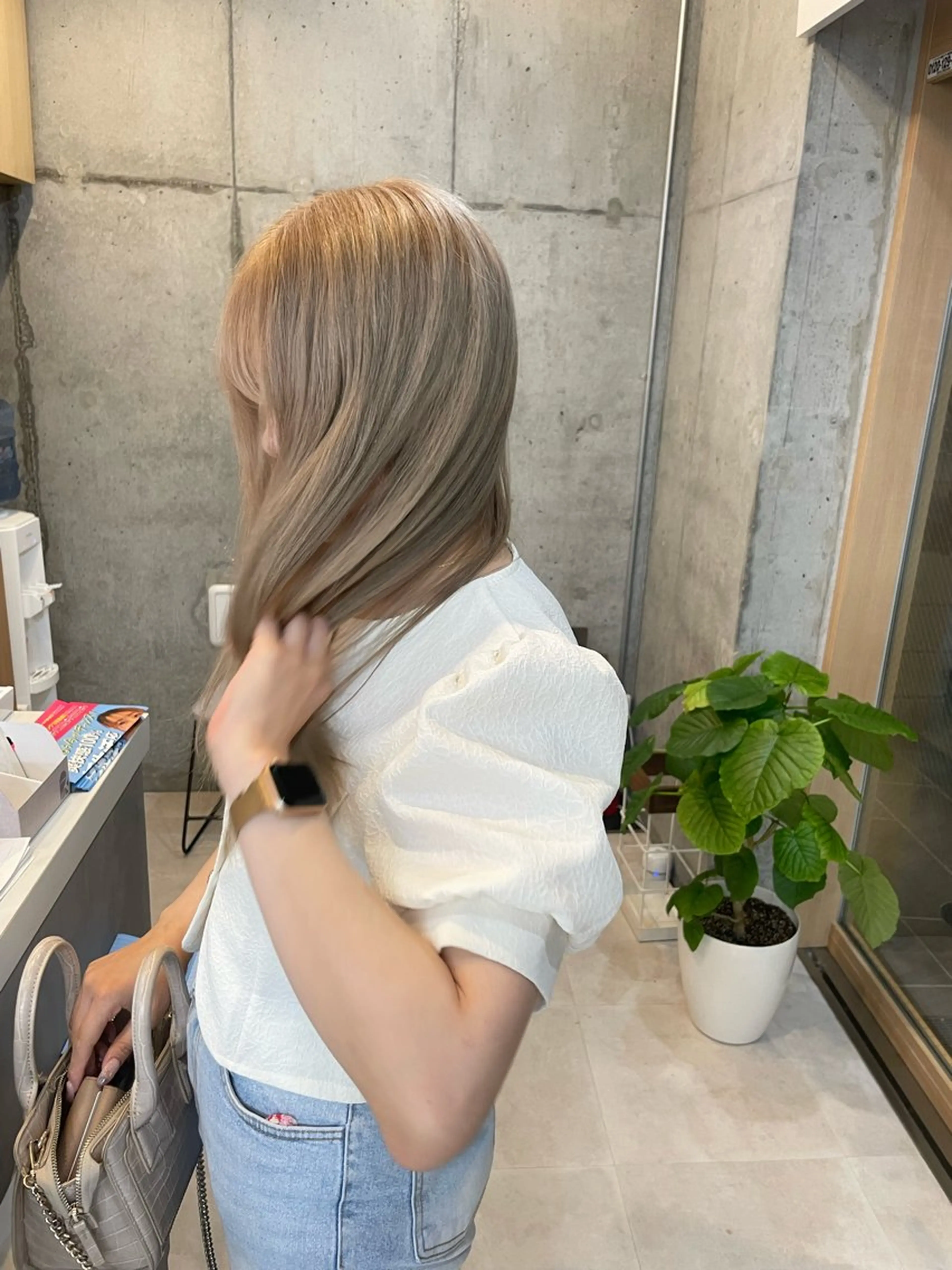 ロング ヘアカラー ami🍊hair salon soilのヘアスタイル