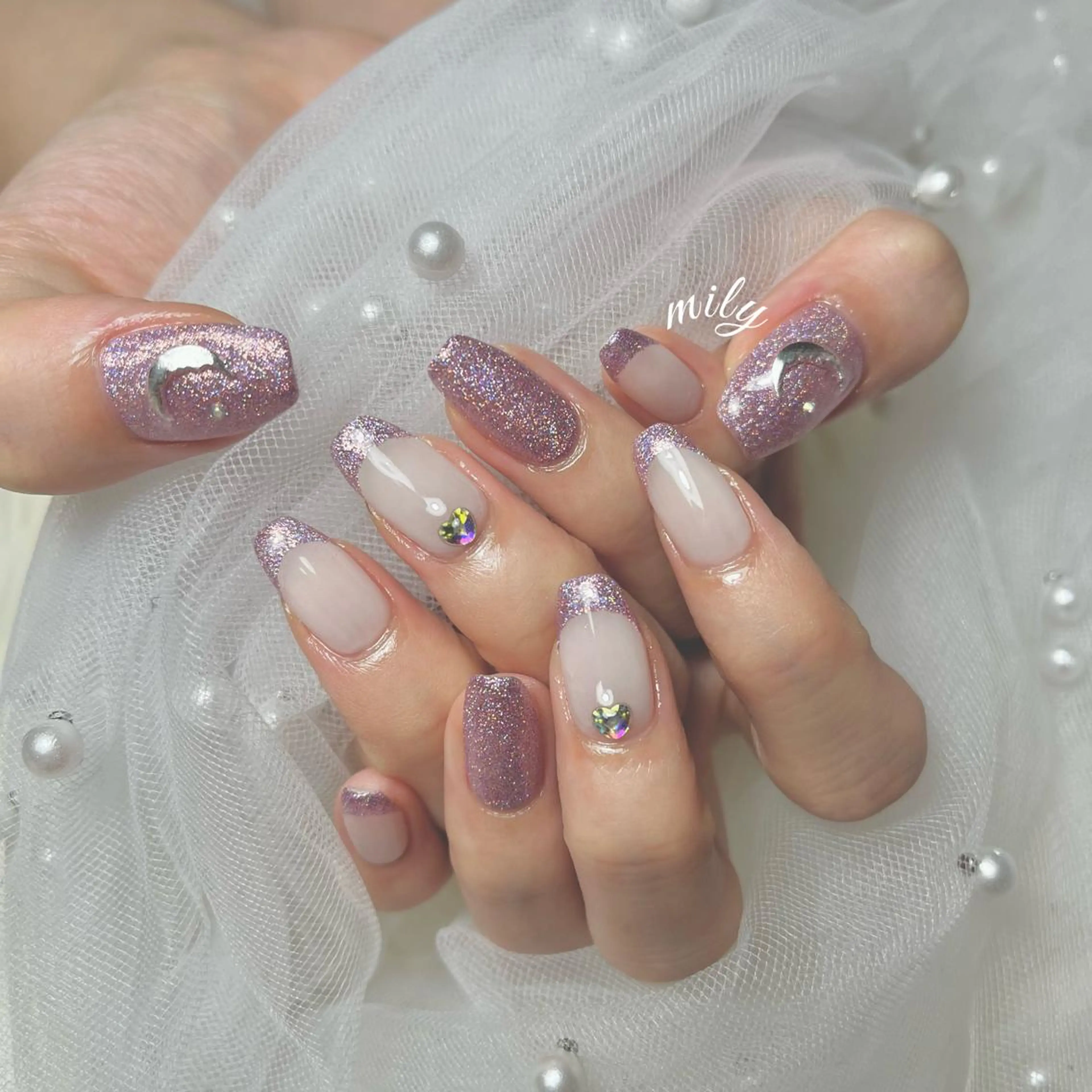 ネイル mily_harajuku所属・韓国ネイル☁️ haruna🌛のネイルデザイン