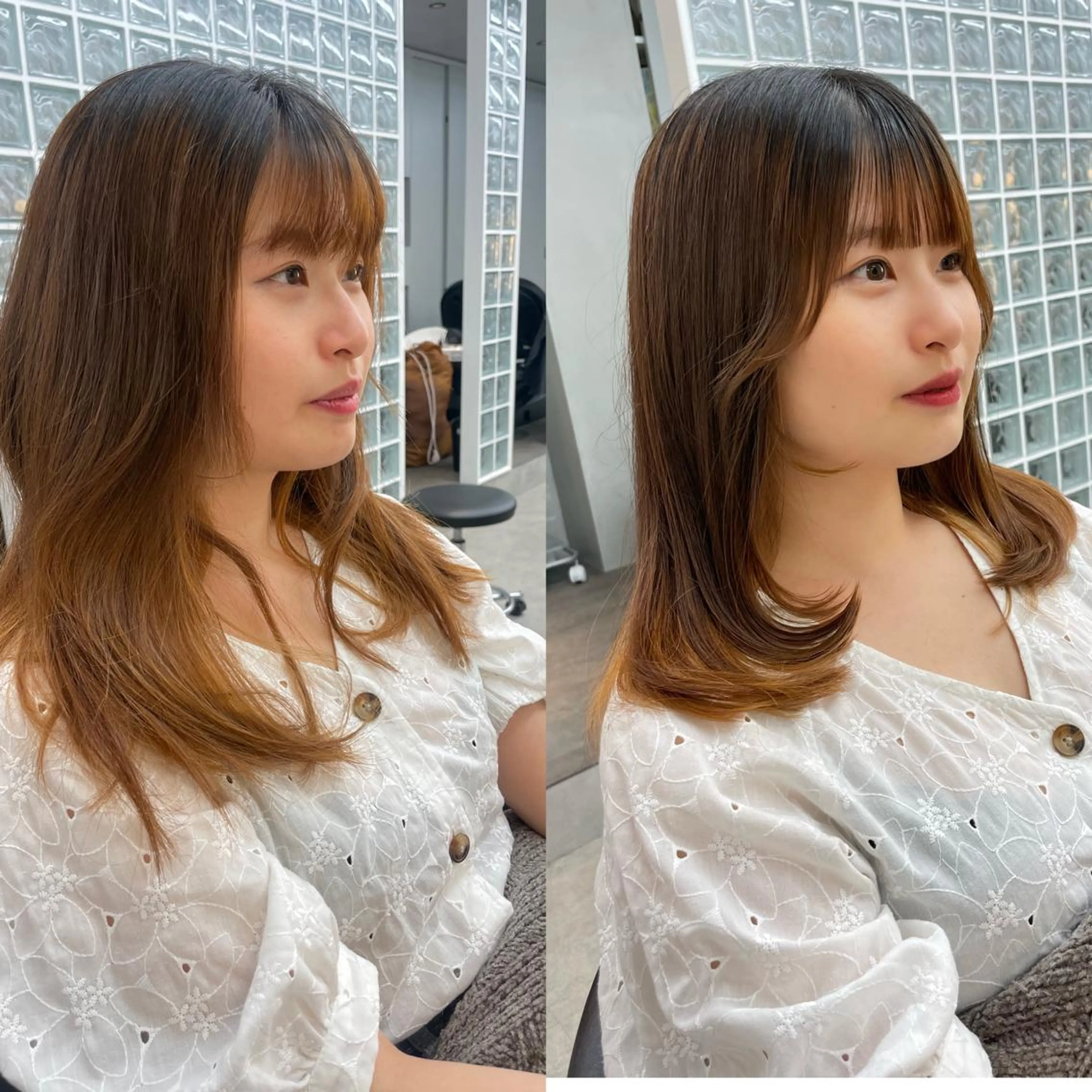 ミディアム Misaki /ボブ/縮毛矯正のヘアスタイル