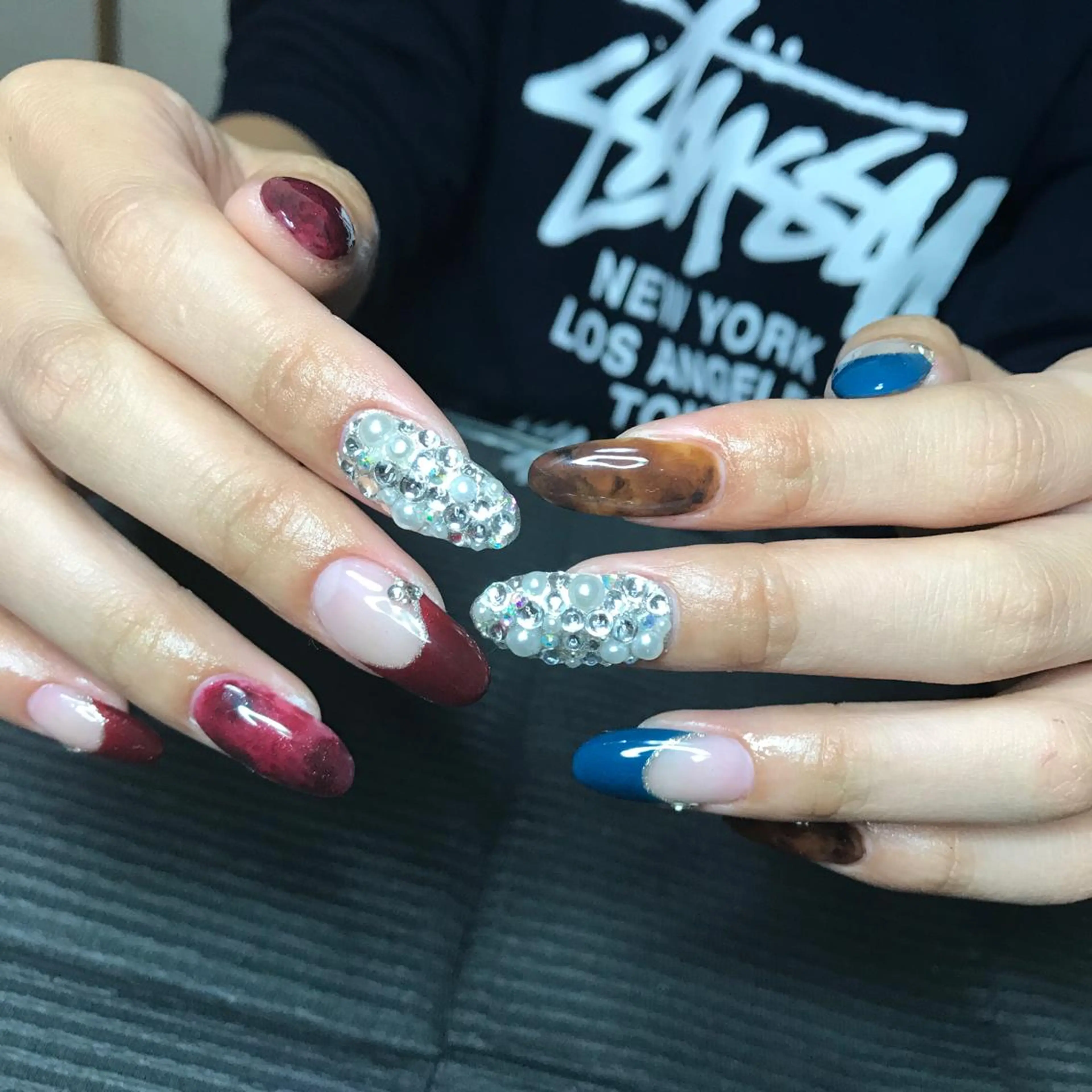 ロング ネイル スカルプネイル ♡ belleのネイルデザイン