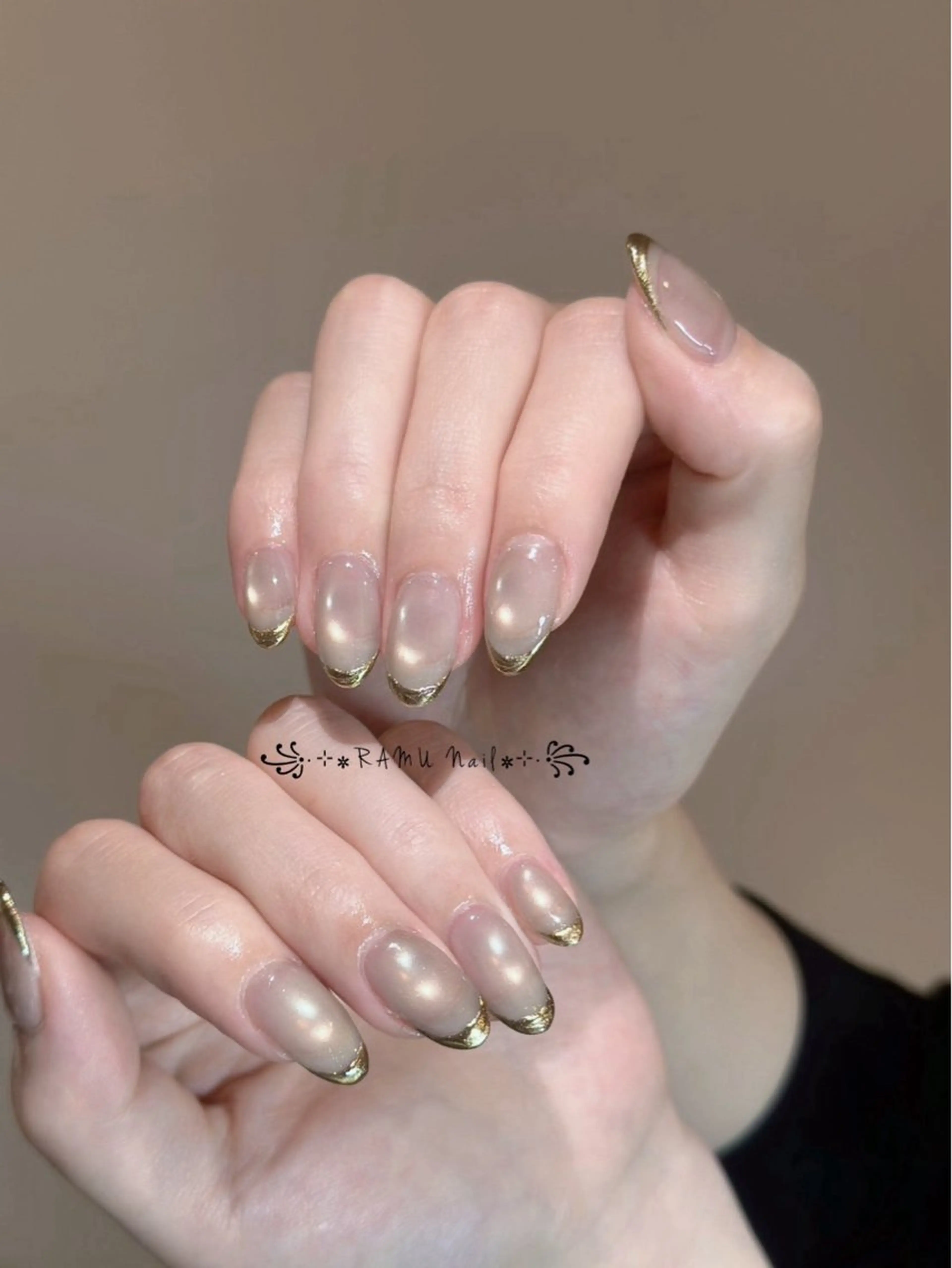 ネイル キラキラネイル マグネットネイル ミラーネイル ピンク 夏ネイル ハンドネイル RAMU Nail 恵比寿店のネイルデザイン