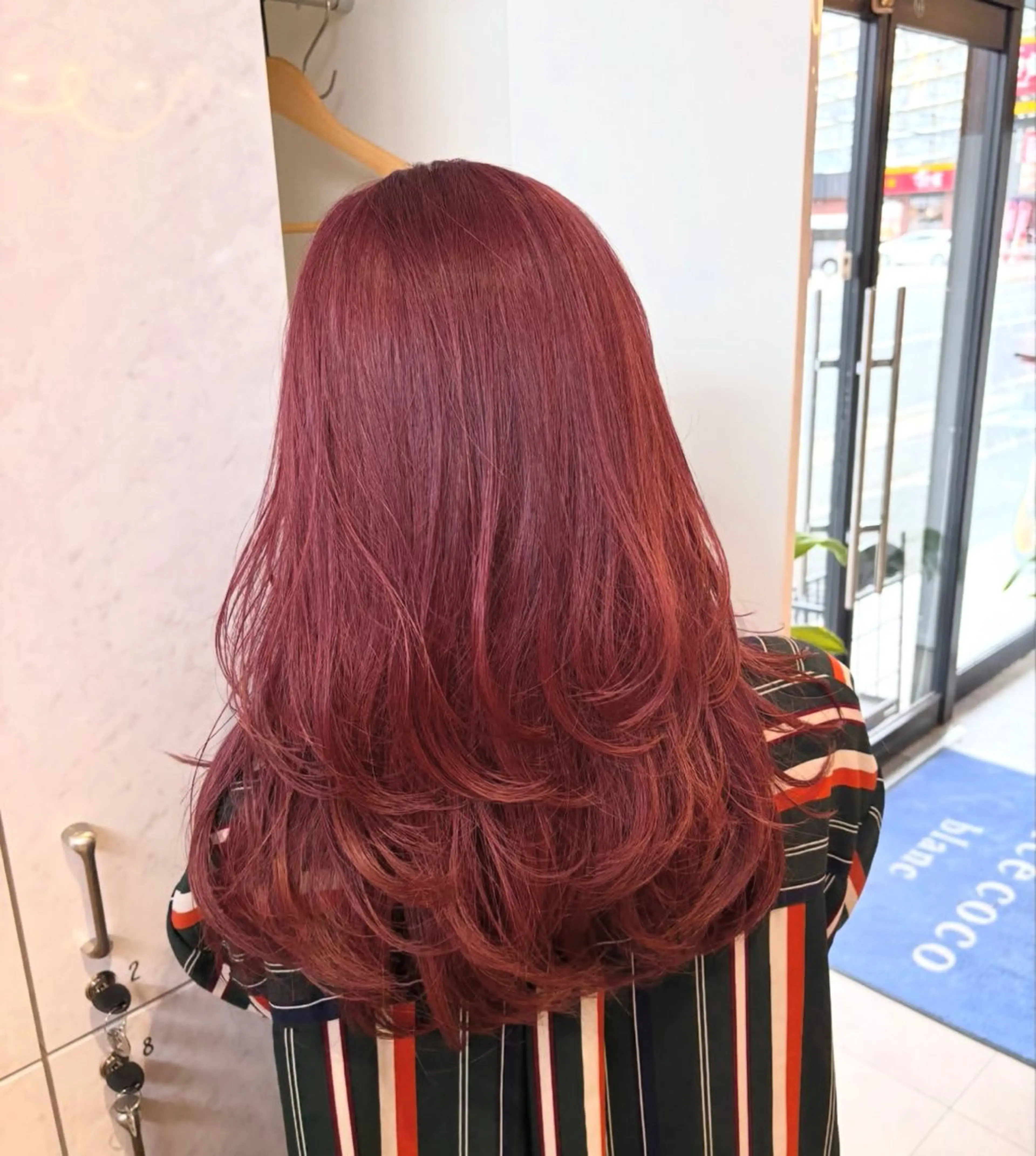 セミロング カラー ブリーチ 透明感カラー レイヤーカット カット ヘアカラー レイヤー/透明感/髪 質改善/メンズ/佐藤のヘアスタイル