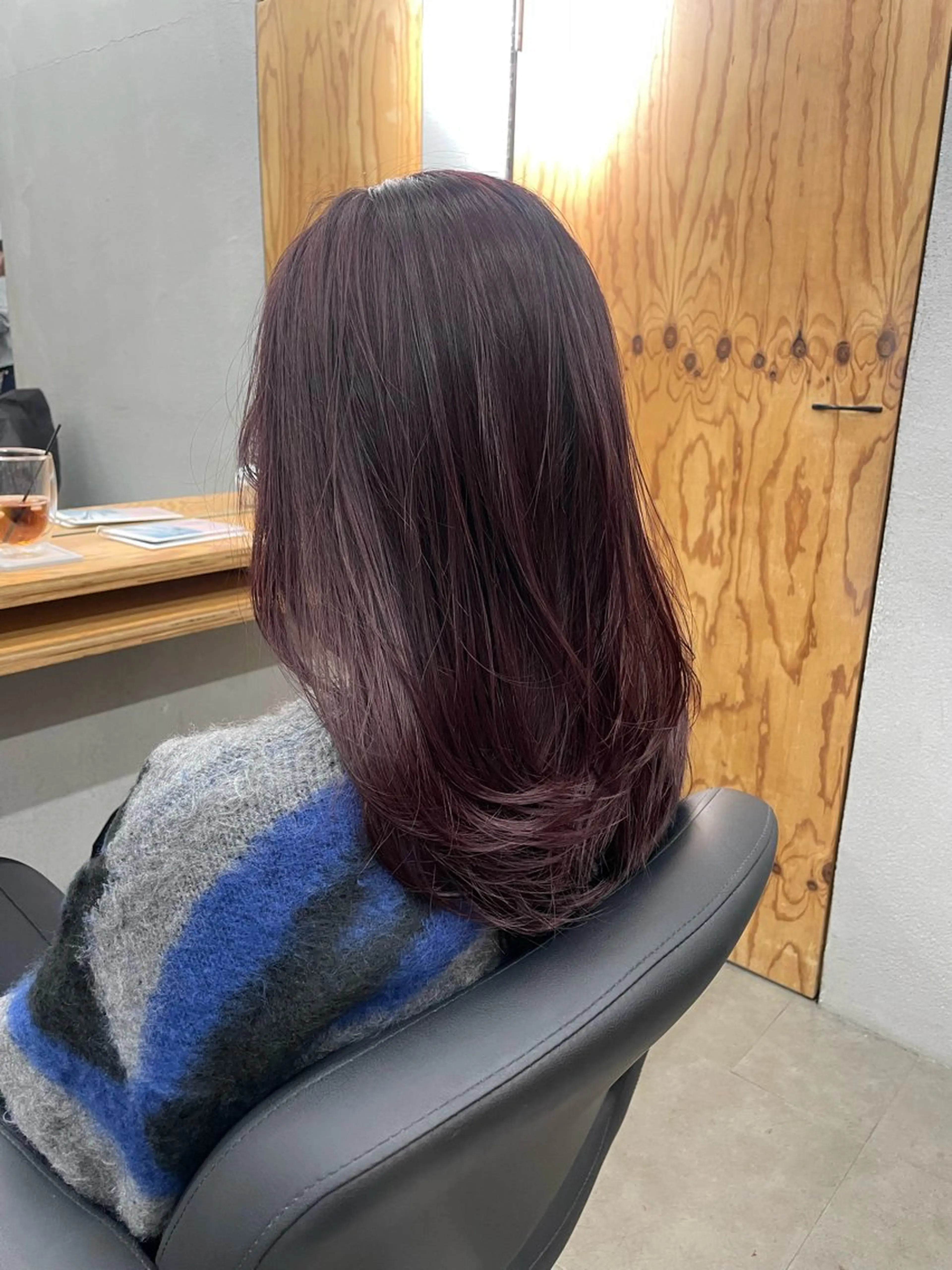 ミディアム カット ヘアカラー トリートメント ひより ／novusのヘアスタイル