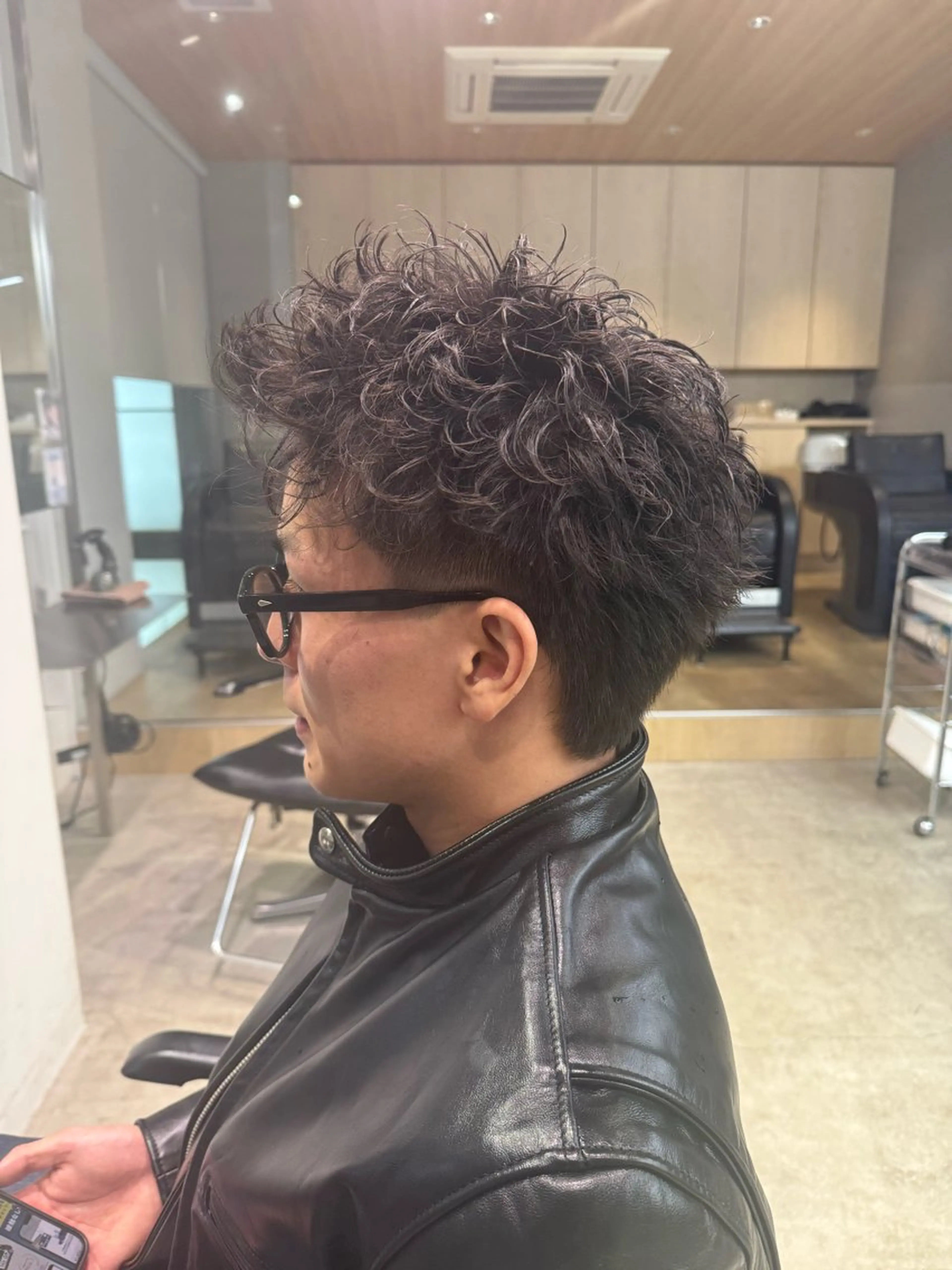 ショート パーマ カット パーマ fifth天神パーマ メンズ特化/虎太郎のヘアスタイル