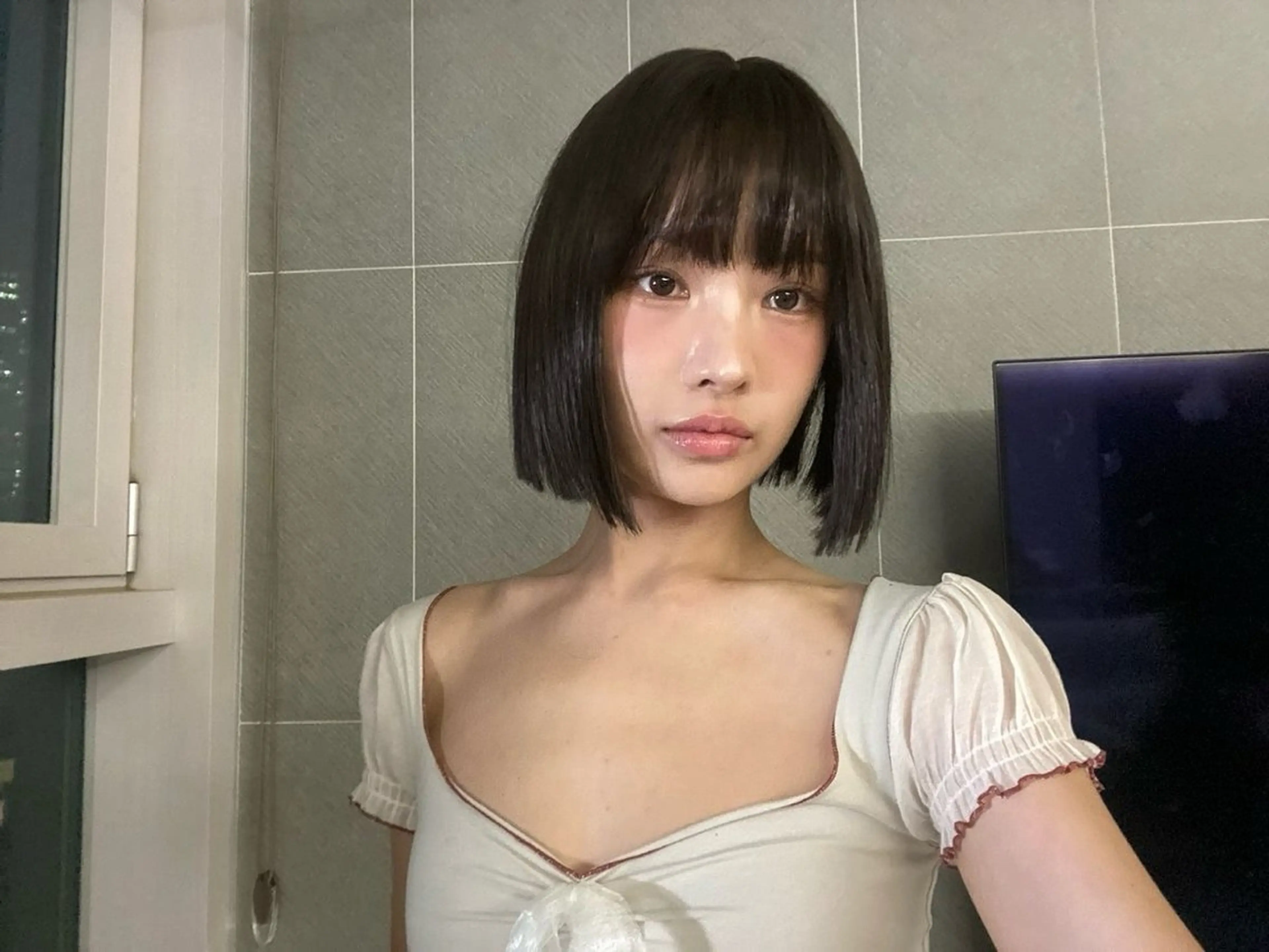 ショート rinka/暖色 ボブカットモデルのヘアスタイル