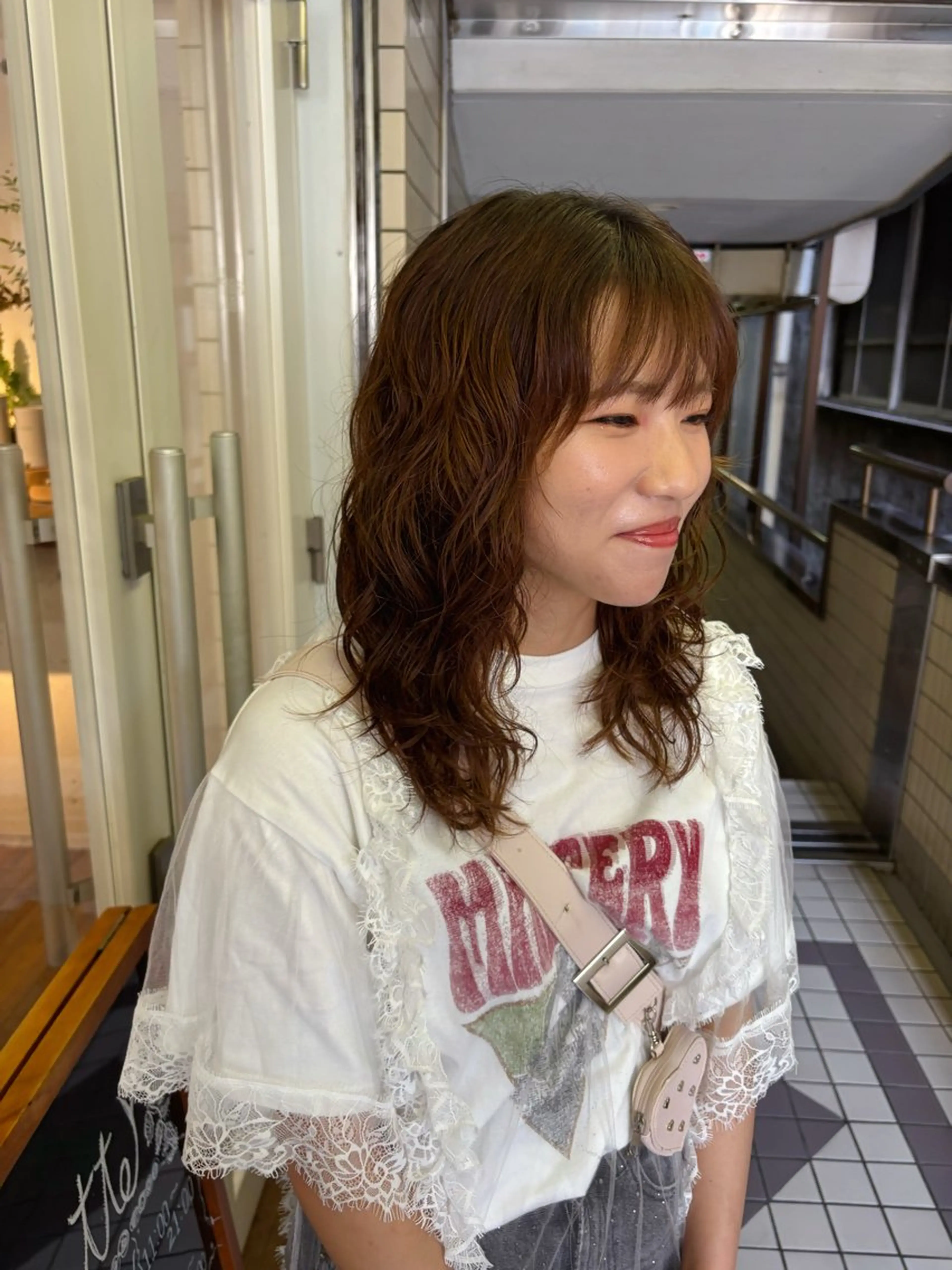 ミディアム パーマ カット パーマ kaito パーマ募集！🔵のヘアスタイル