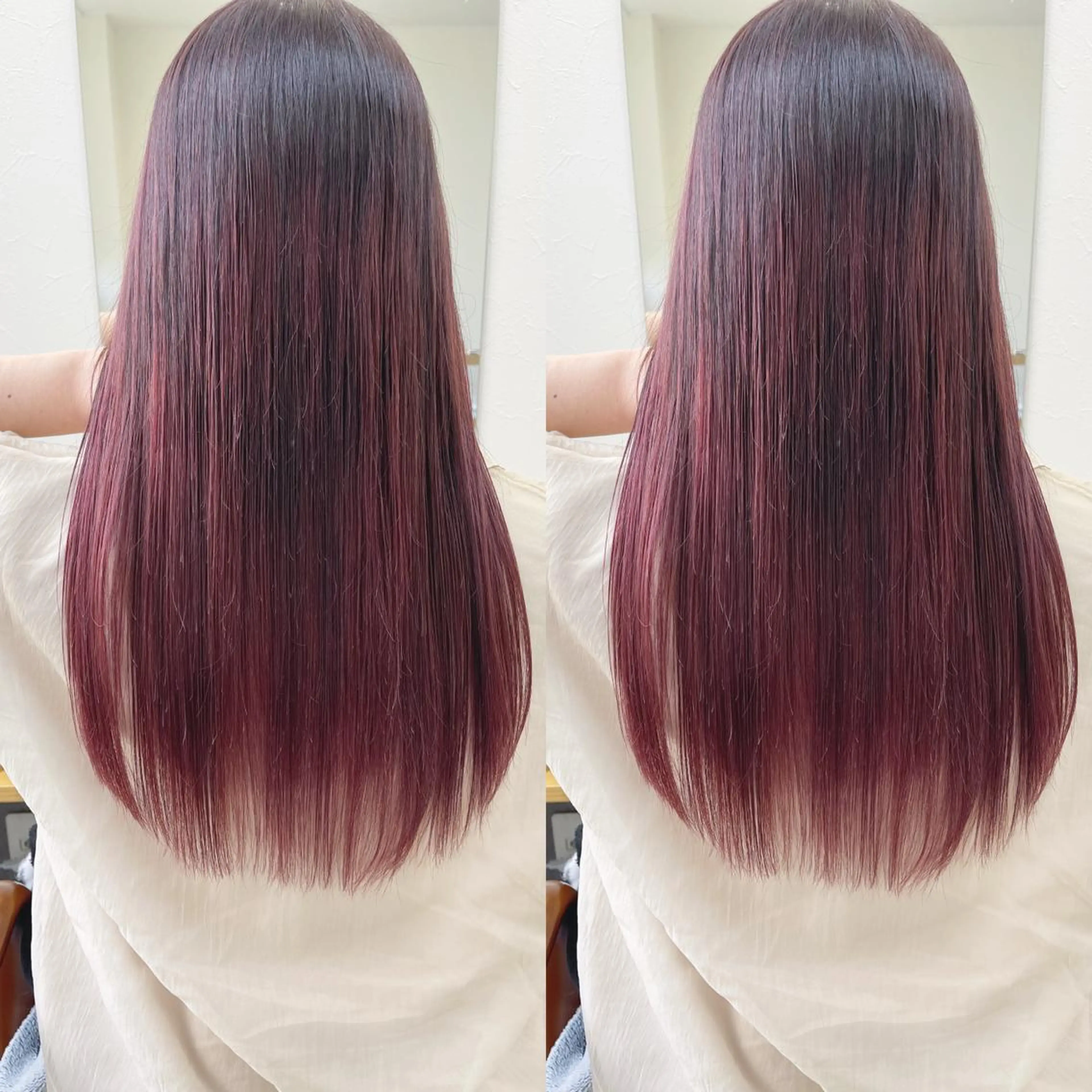 ロング 髪質改善 カット ヘアカラー 縮毛矯正 トリートメント H (エイチ) 烏丸御池店のヘアスタイル