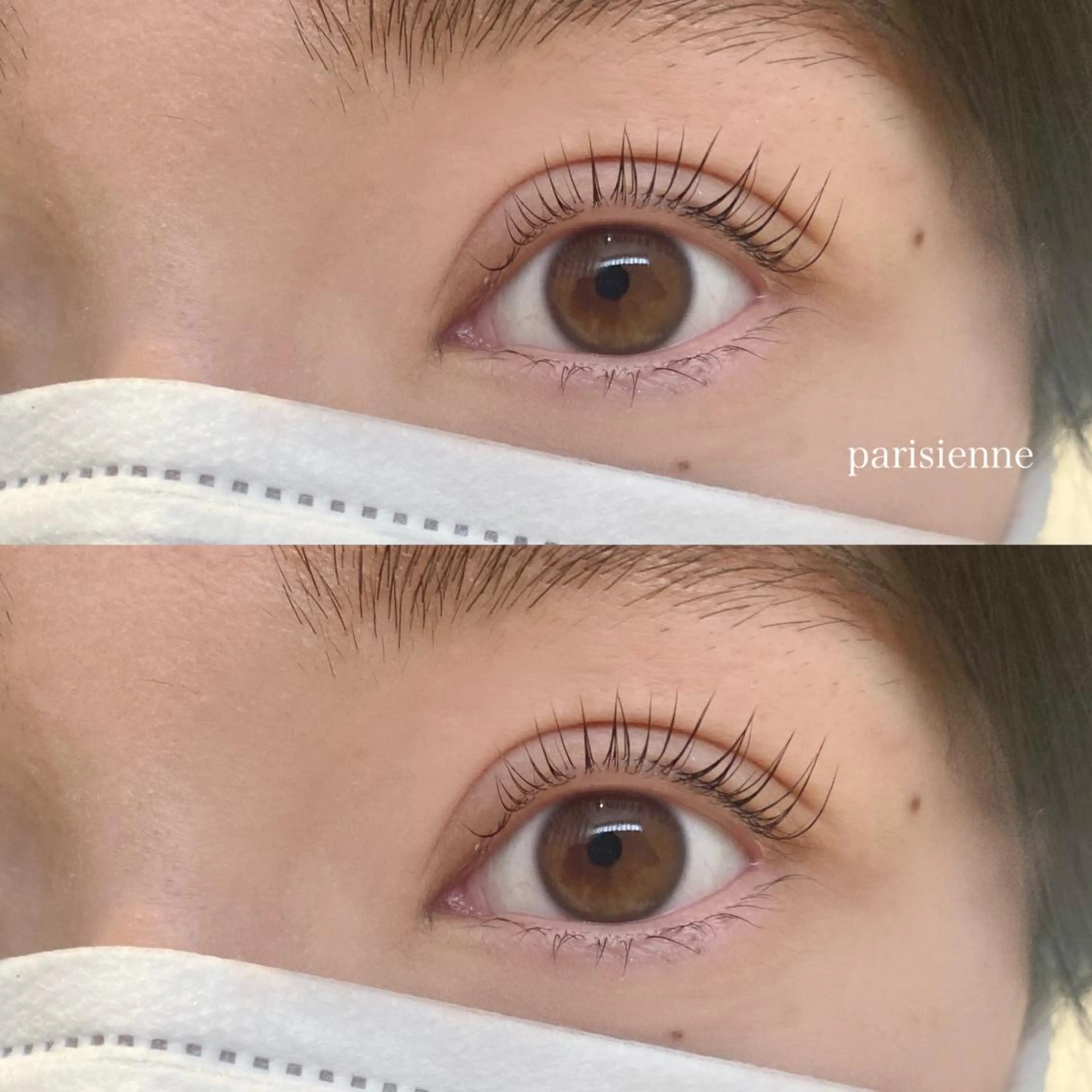 マツエク・マツパ パリジェンヌラッシュリフト Lowen kahoのマツエク・マツパデザイン