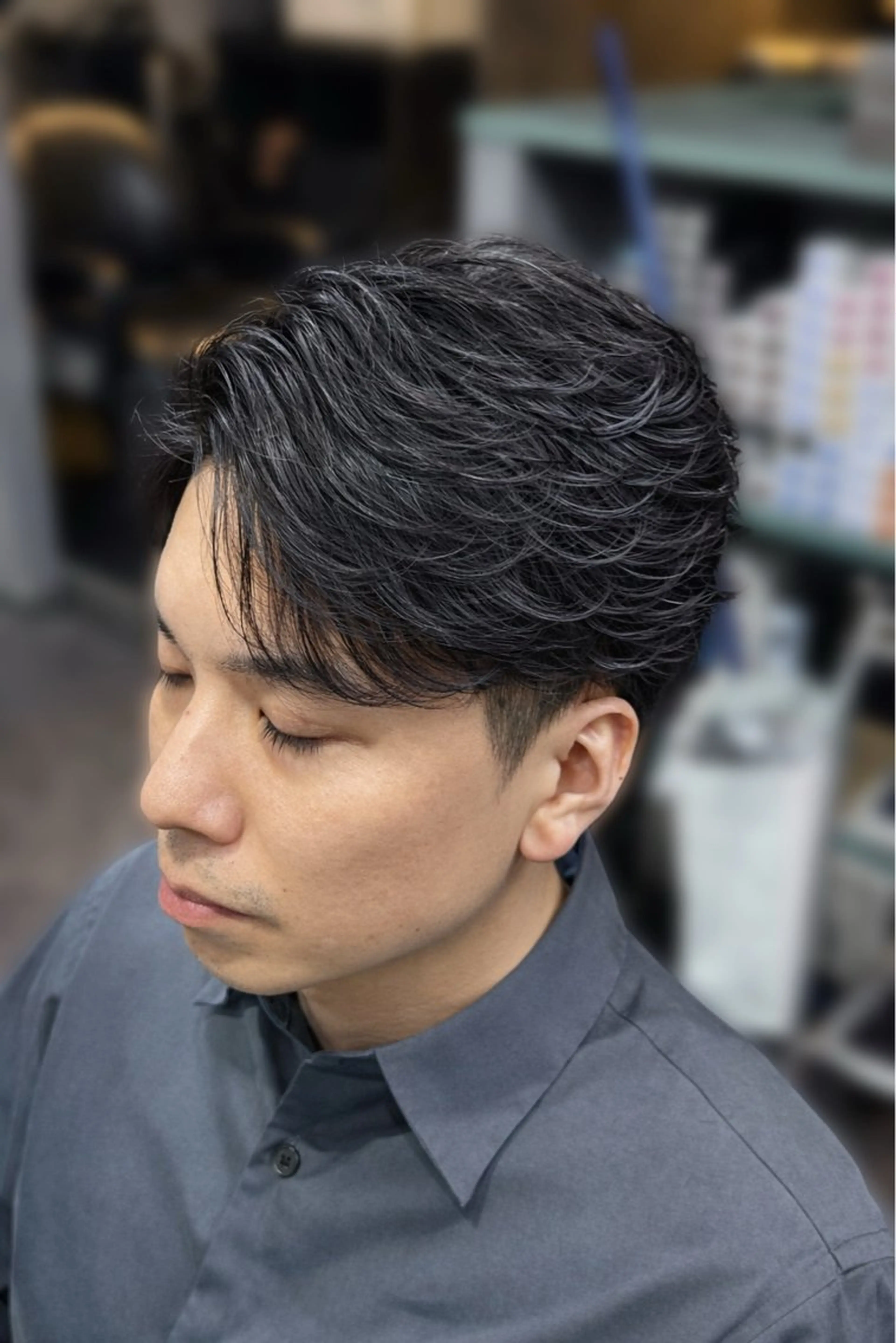 ミディアム DIECE渋谷2n'd flor所属・DIECE渋谷 渡邉 凜【メンズ特化】のヘアスタイル