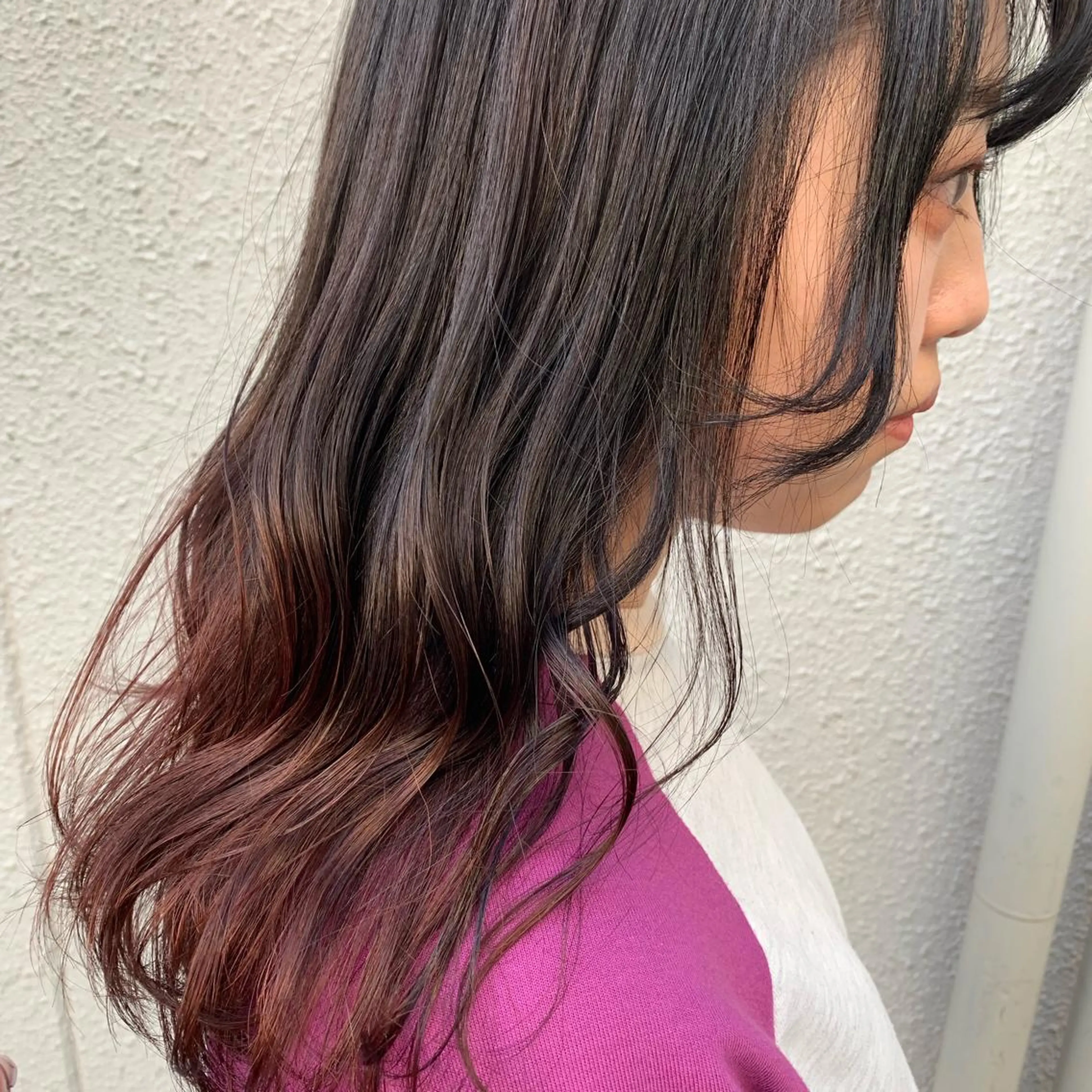 ロング カラー SAKINO. ベージュカラーのヘアスタイル