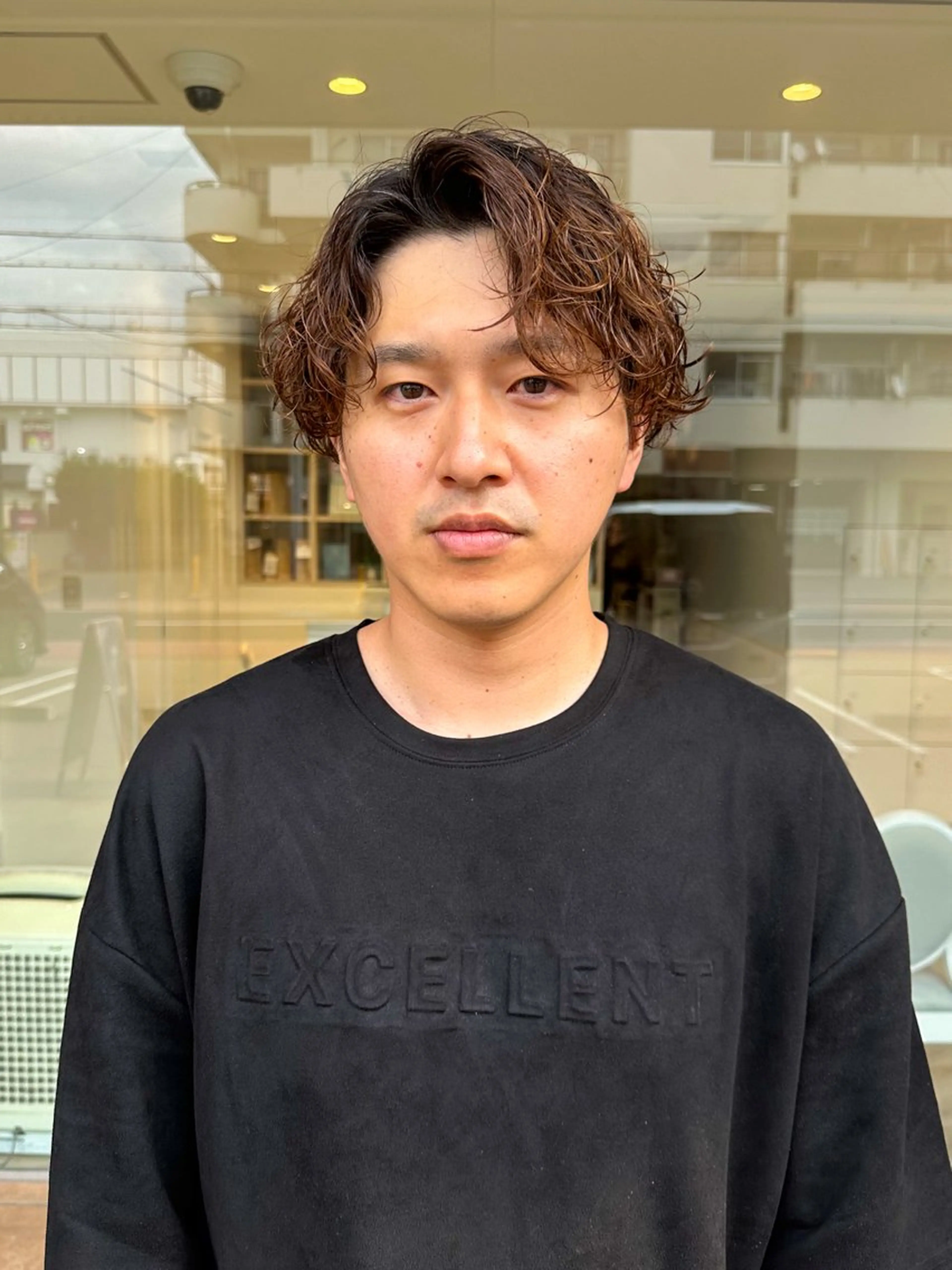 ミディアム パーマ パーマ/ハイトーン スパイキー/神田正紀のヘアスタイル