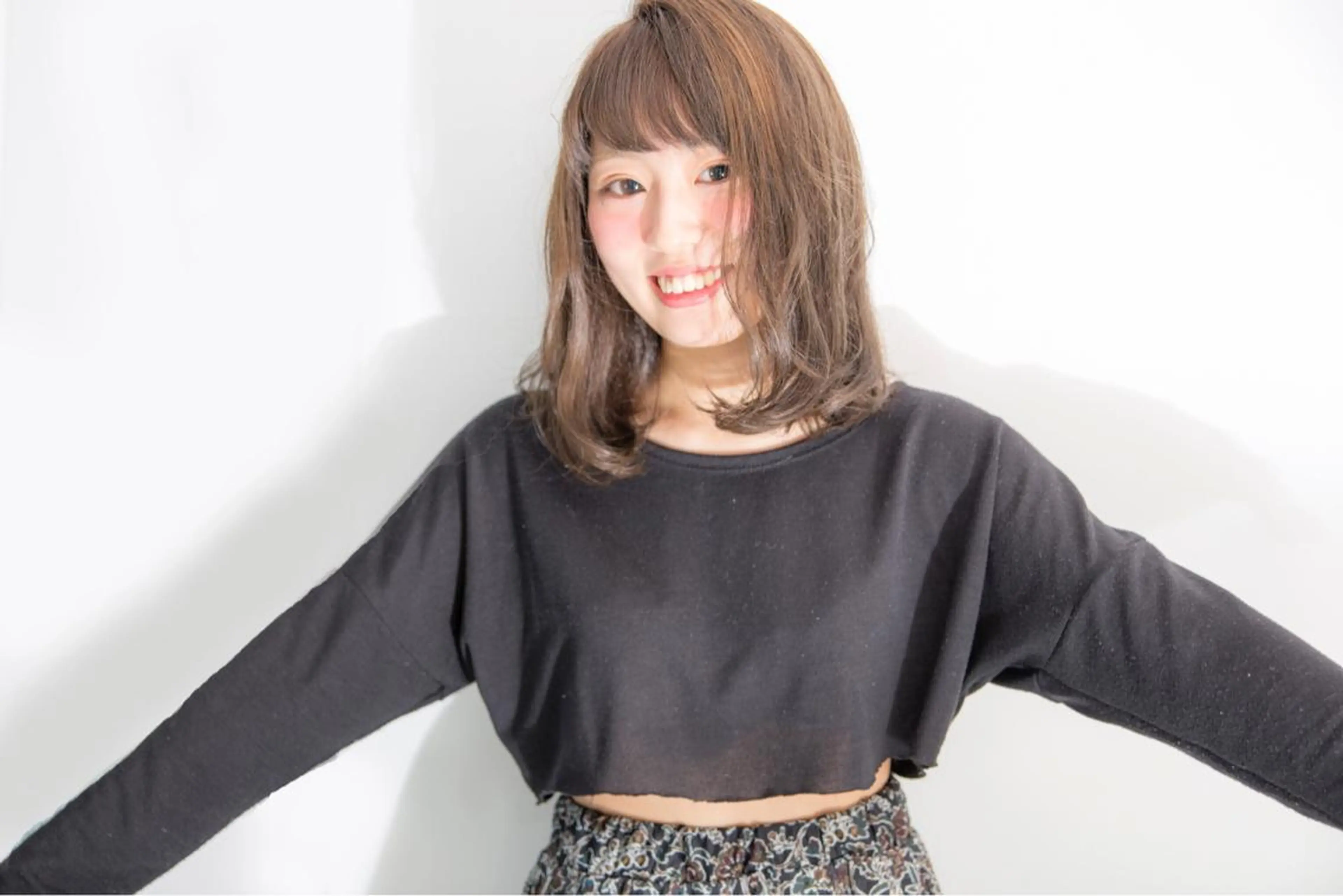 ミディアム セミロング ロング Re:ta Hair 飯田淳平のヘアスタイル