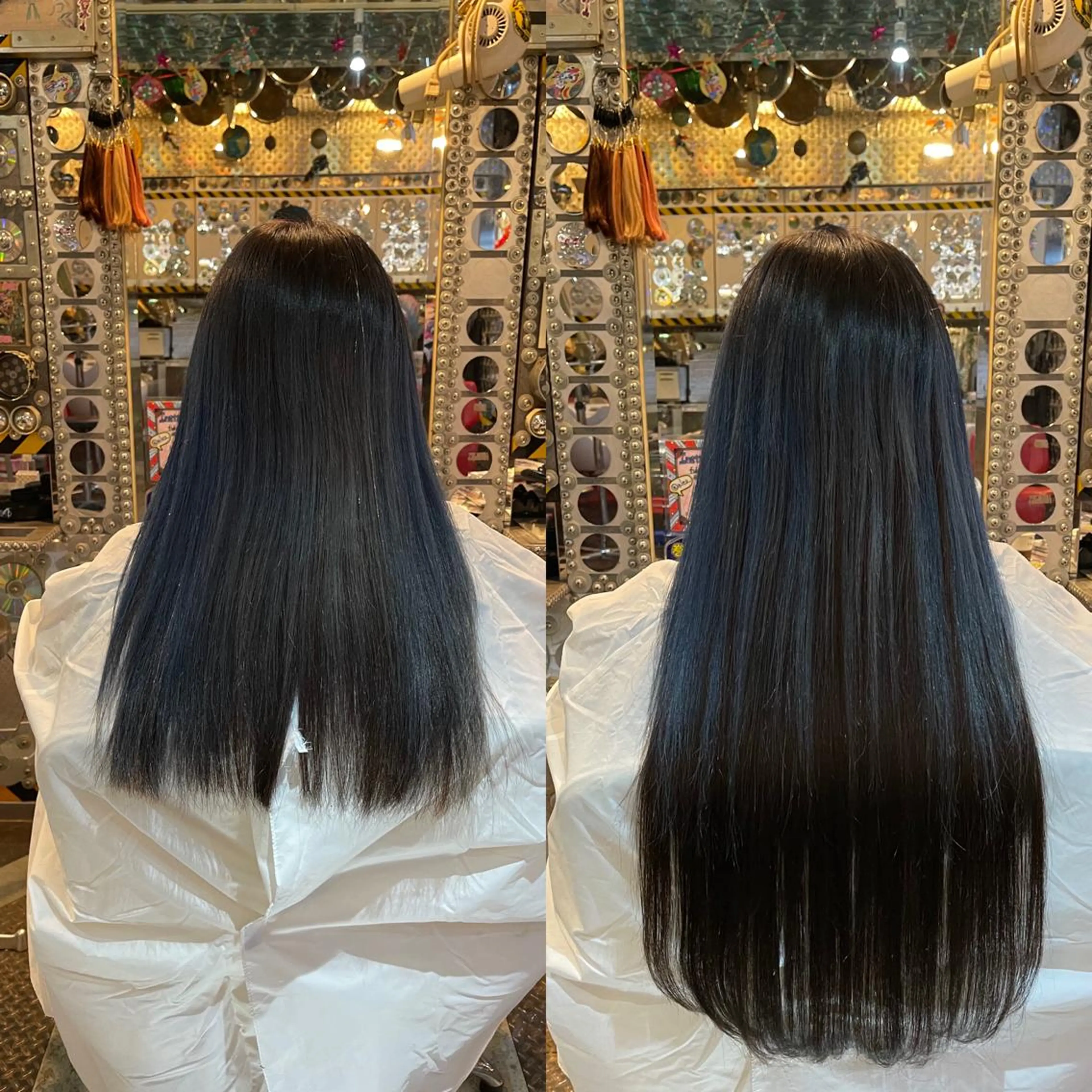 ロング カラー ヘアアレンジ マツエク・マツパ 編み込みエクステ エクステ 🌈派手髪エクステ ブレイズ🌈ひろとのヘアスタイル