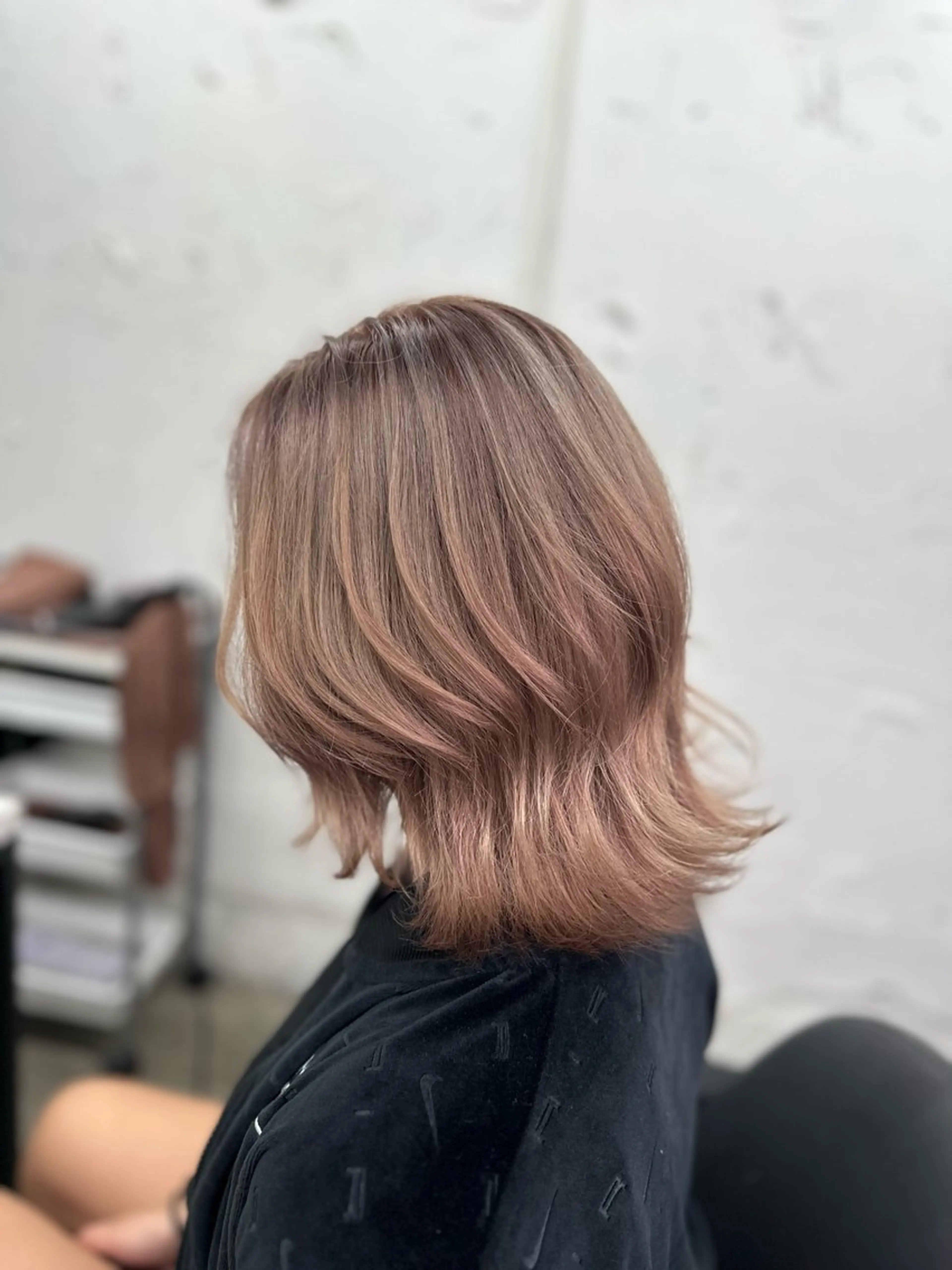 ミディアム 魅力引き出しヘア🐾 るくものヘアスタイル