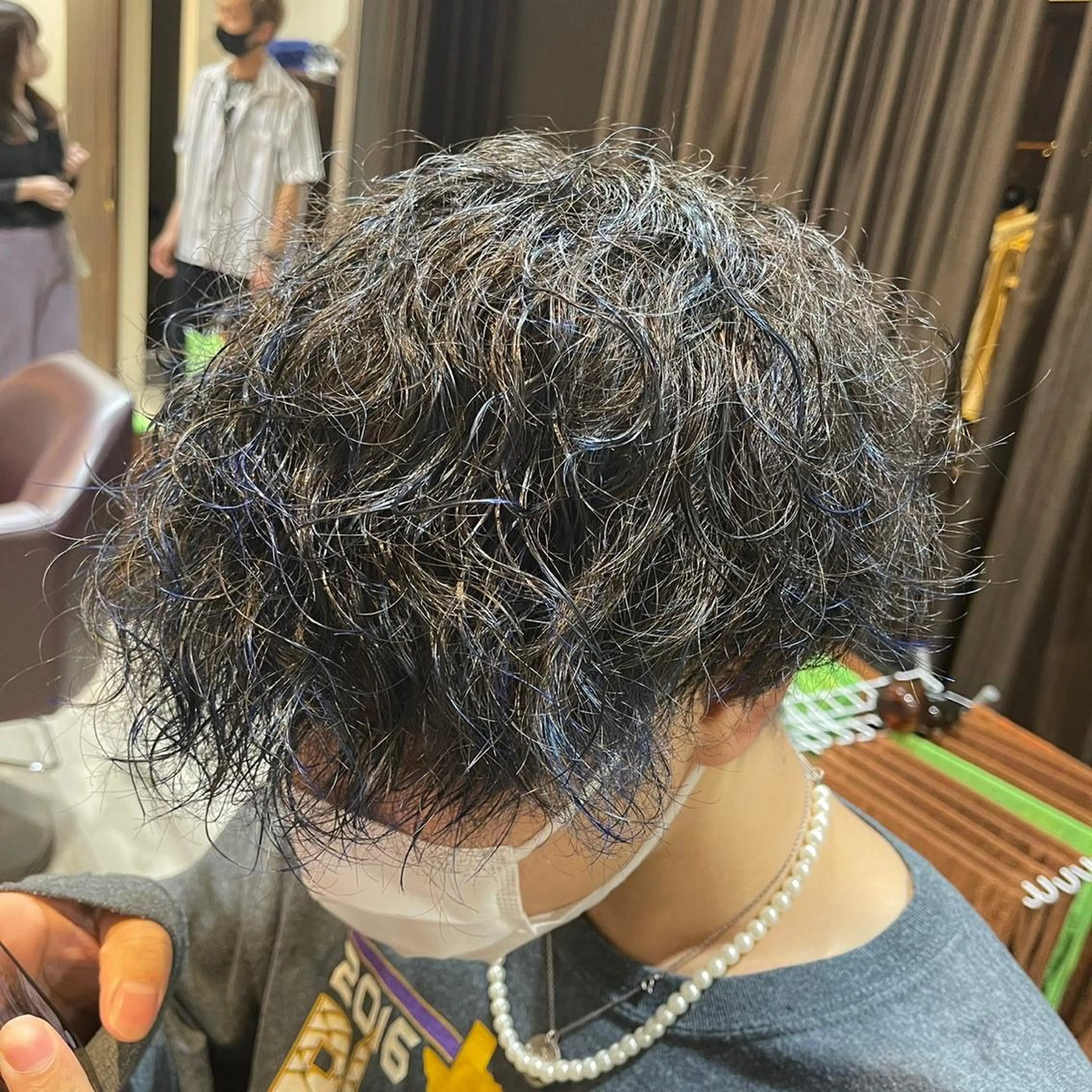 カラー パーマ メンズ 樽川翔/フェザーパー マ/シャドウパーマのヘアスタイル