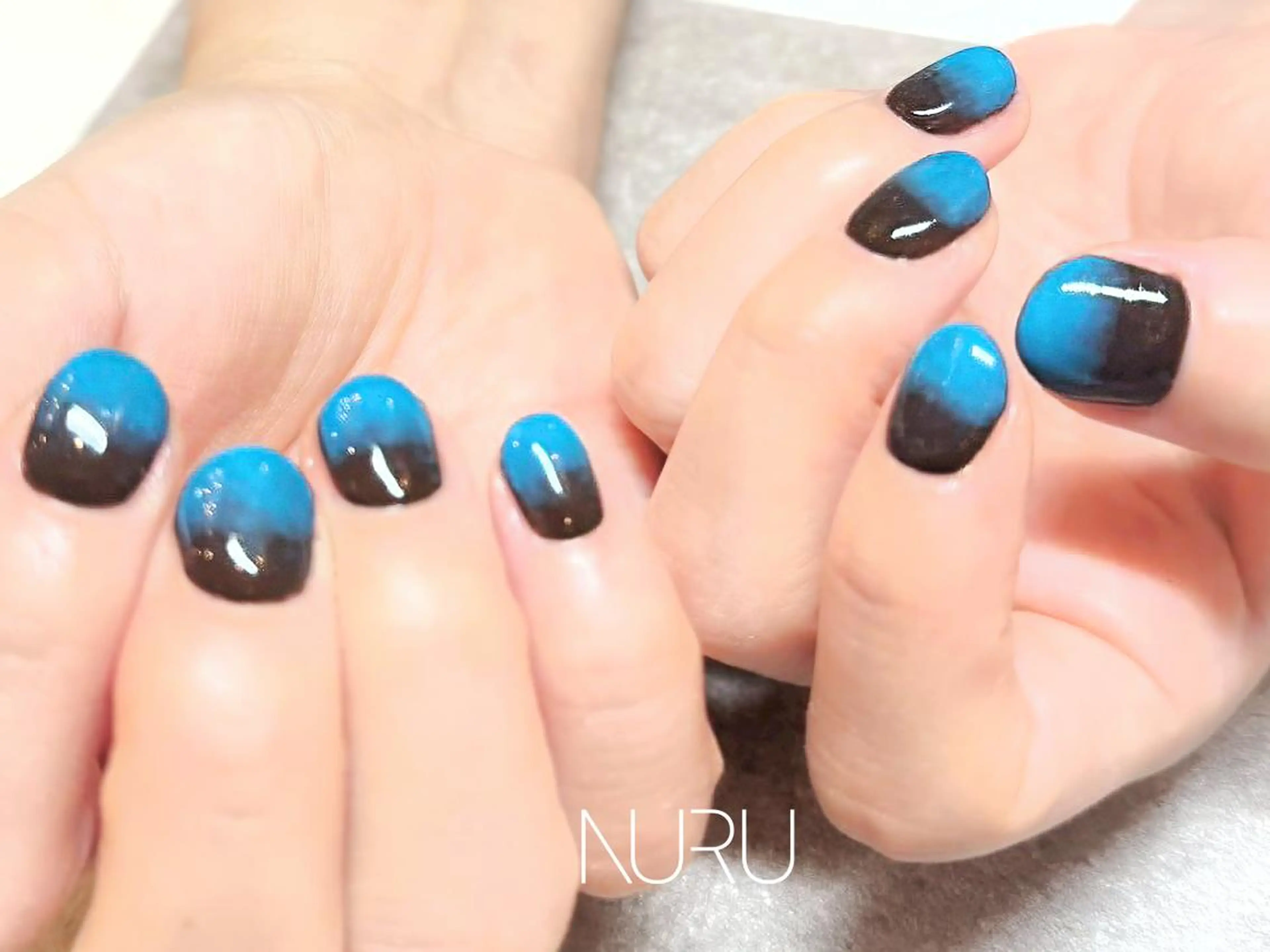 ネイル グラデーション ハンドネイル NURU NAIL ヌルネイル新宿のネイルデザイン